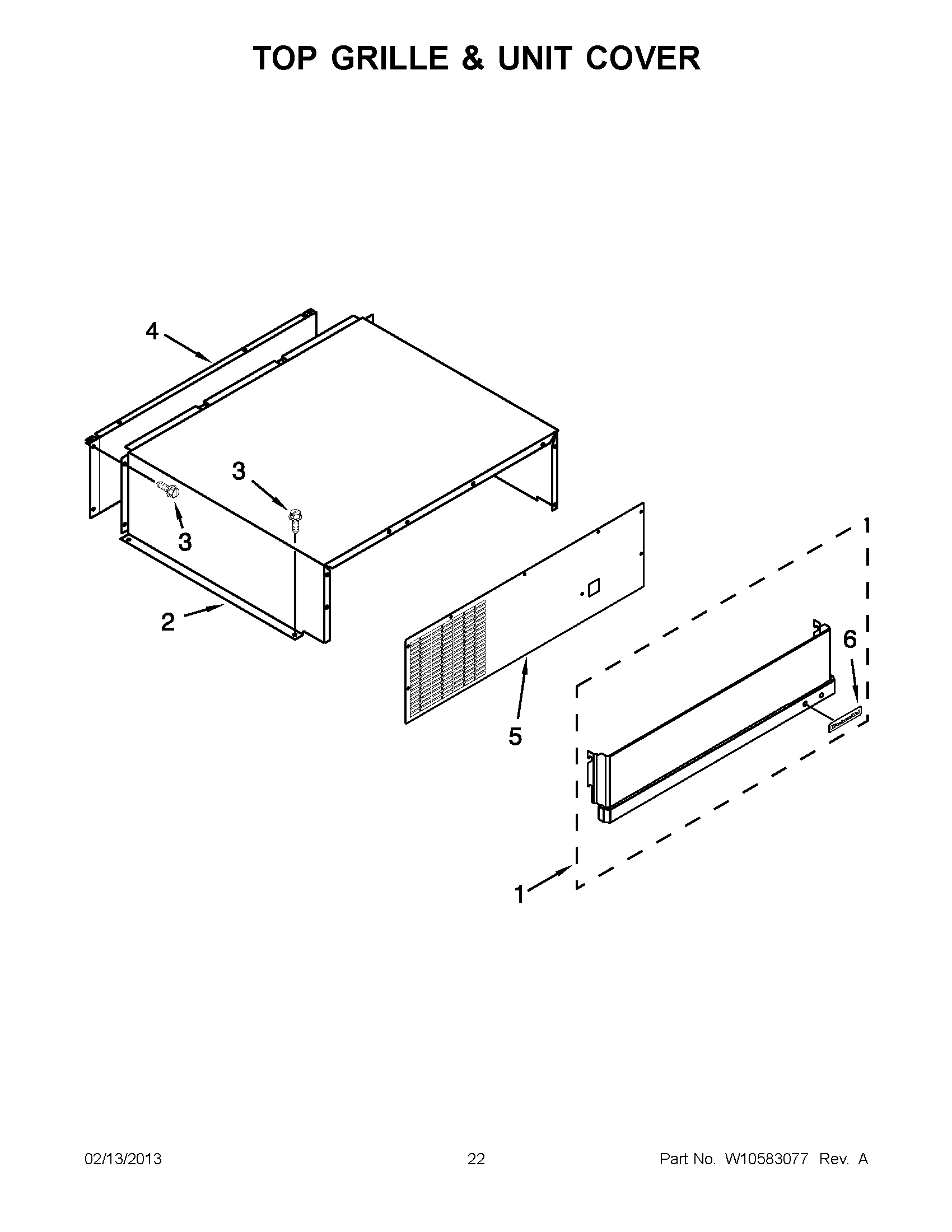11 - TOP GRILLE & UNIT COVER
