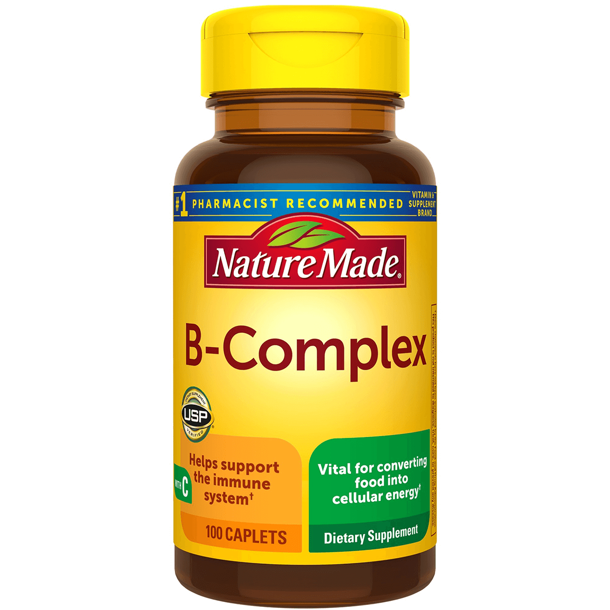 Nature Made B-Complex with Vitamin C Caplets, 100 ct | CVS