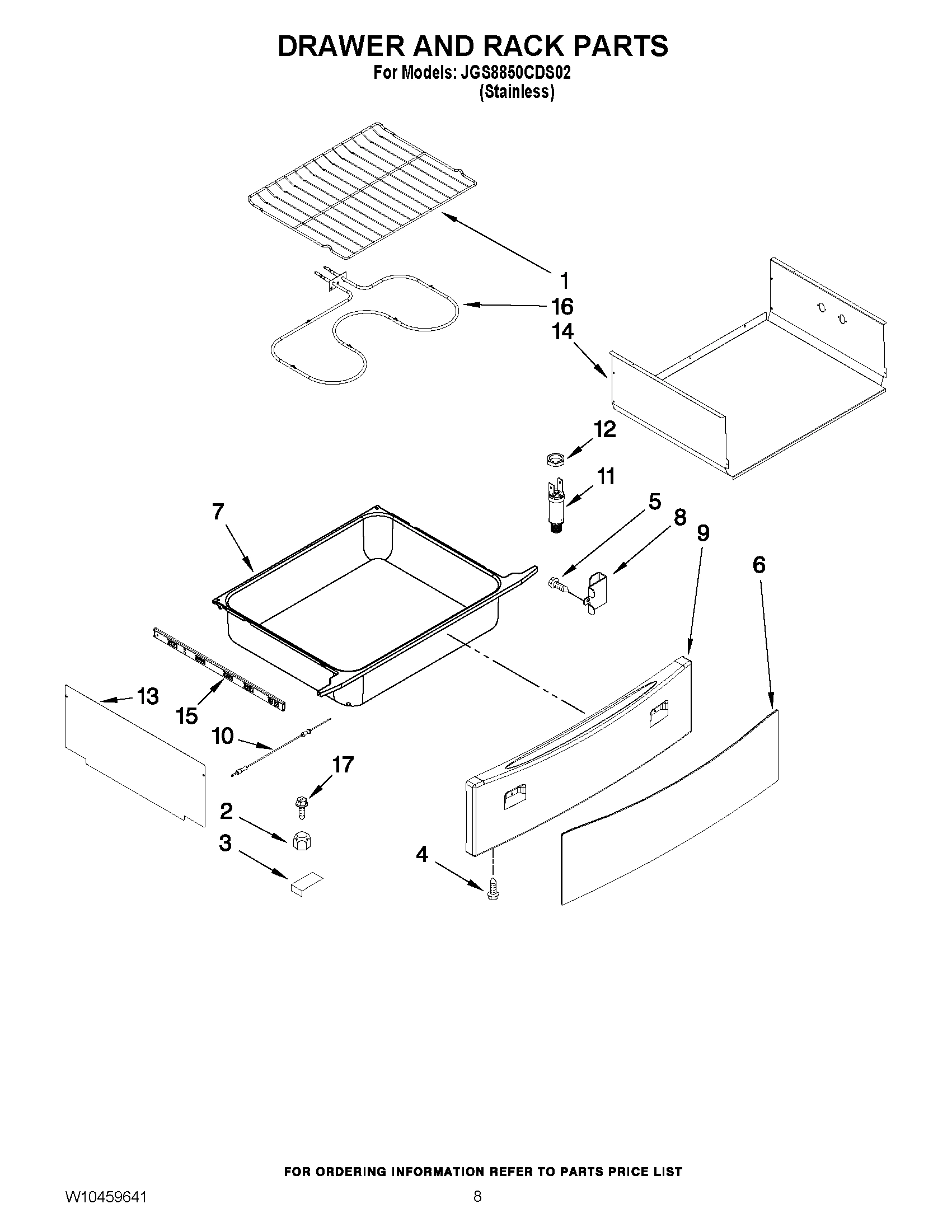 05 - DRAWER AND RACK PARTS