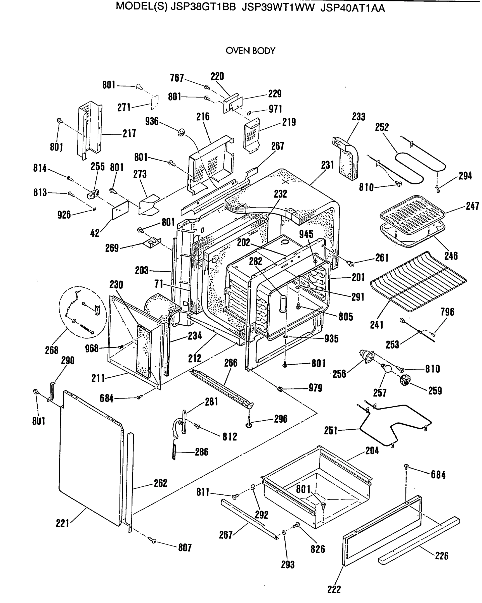 OVEN BODY