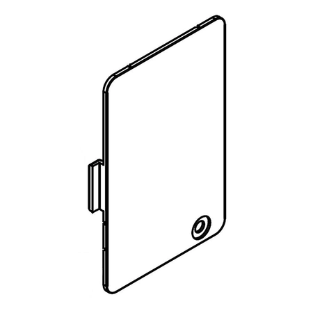 W10763751 Whirlpool Refrigerator Cover