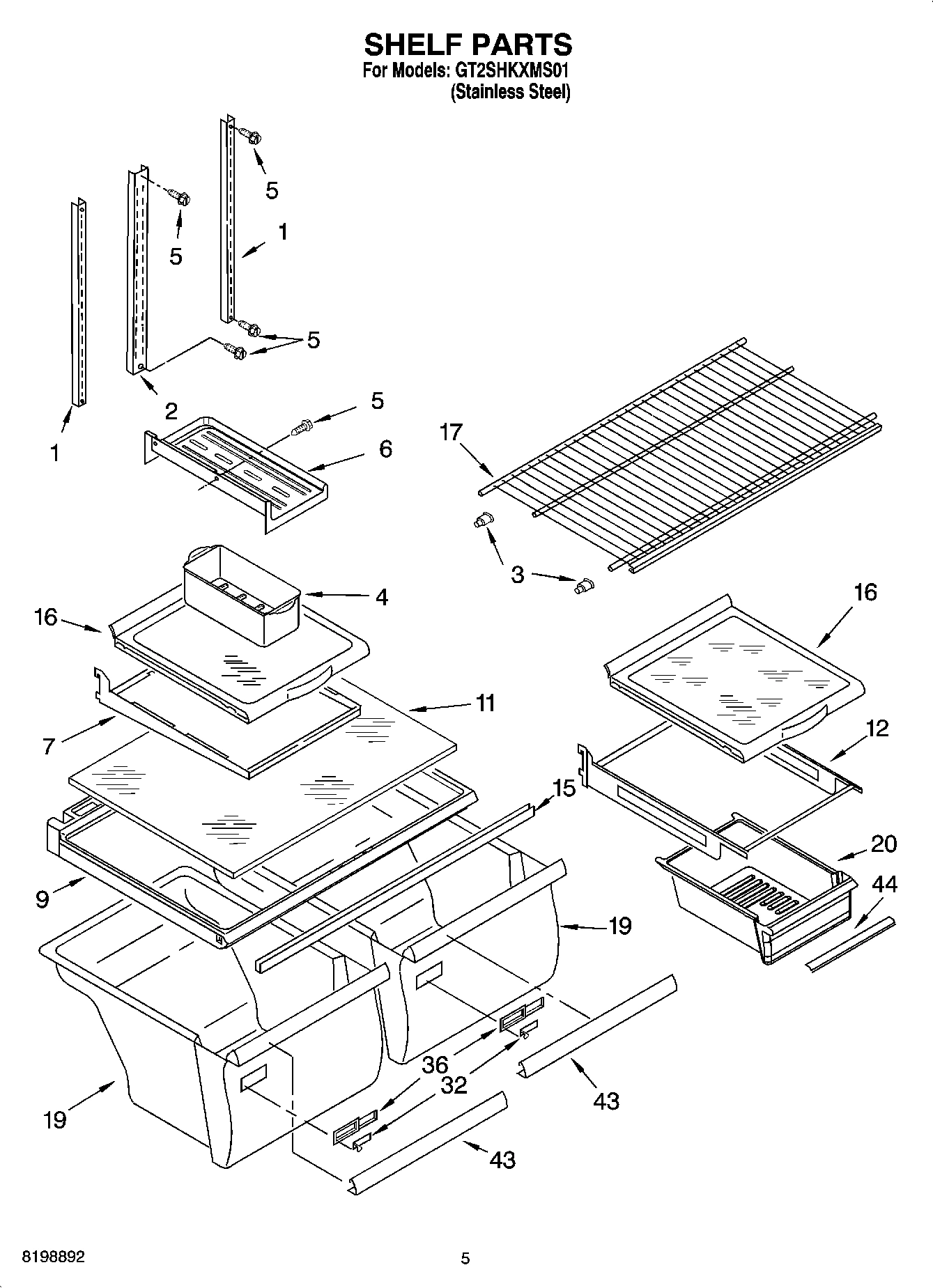 03 - SHELF PARTS