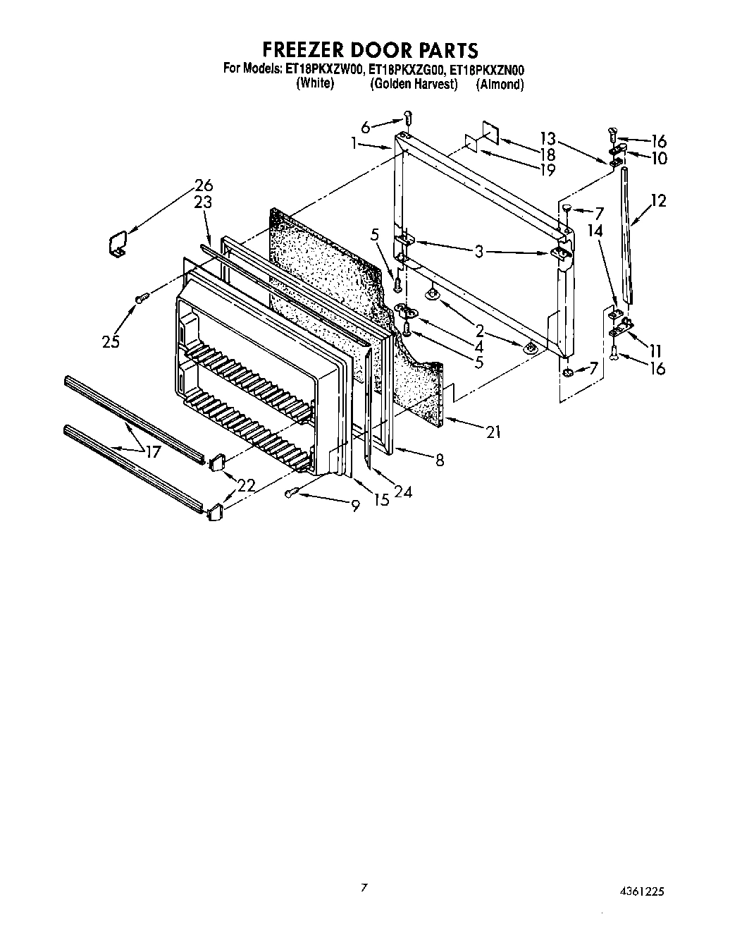 05 - FREEZER DOOR
