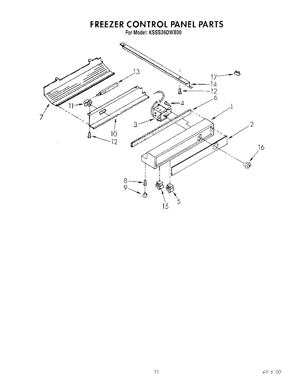 07 - FREEZER CONTROL PANEL