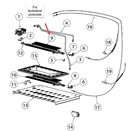 577054 Fisher & Paykel Broil Burner