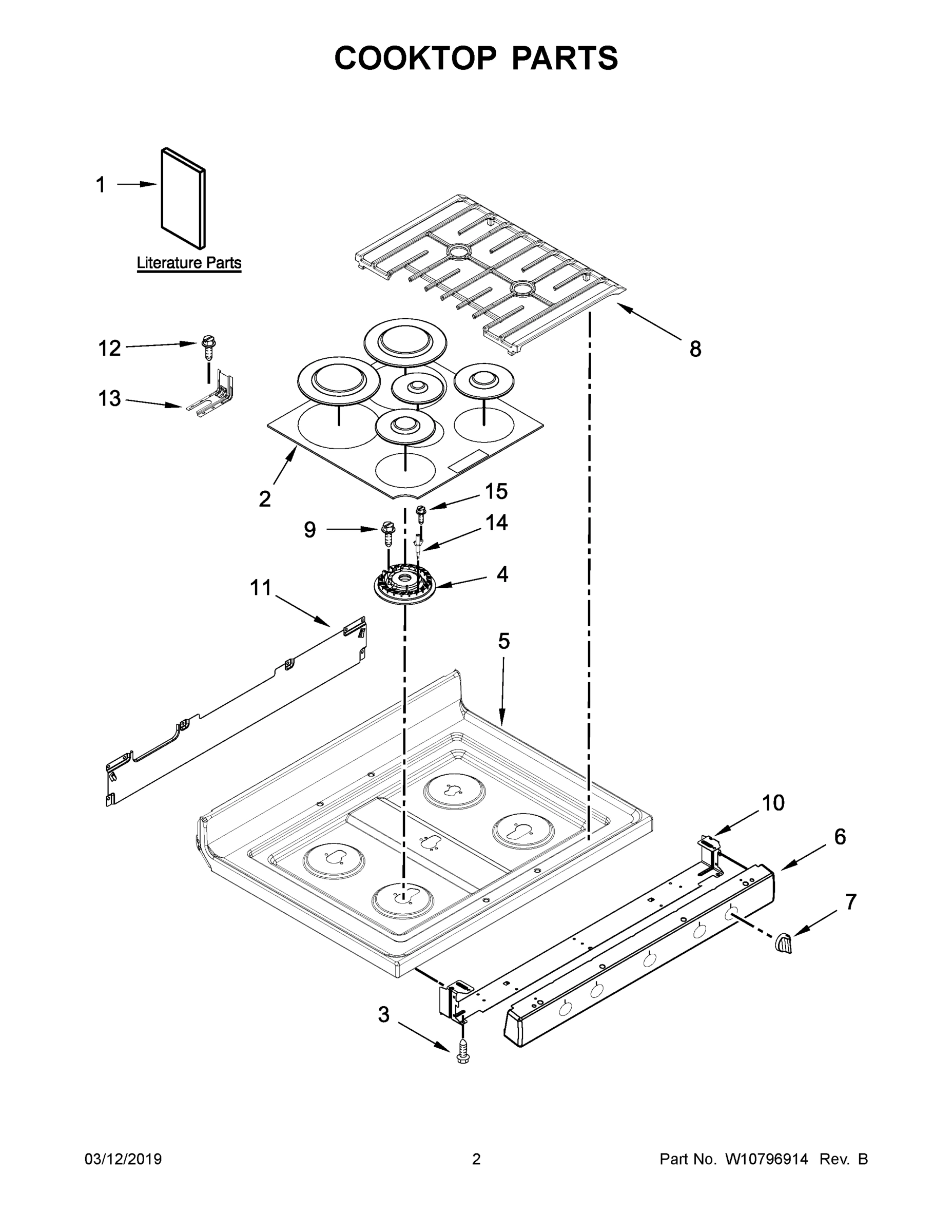 02 - COOKTOP PARTS