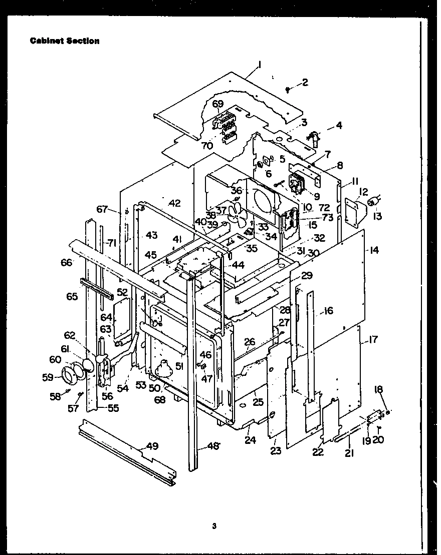 01 - CABINET SECTION