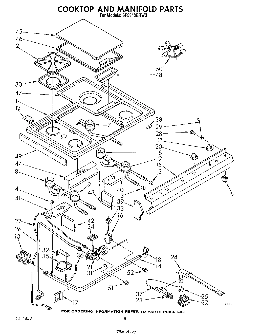 07 - COOKTOP AND MANIFOLD , LIT/OPTIONAL