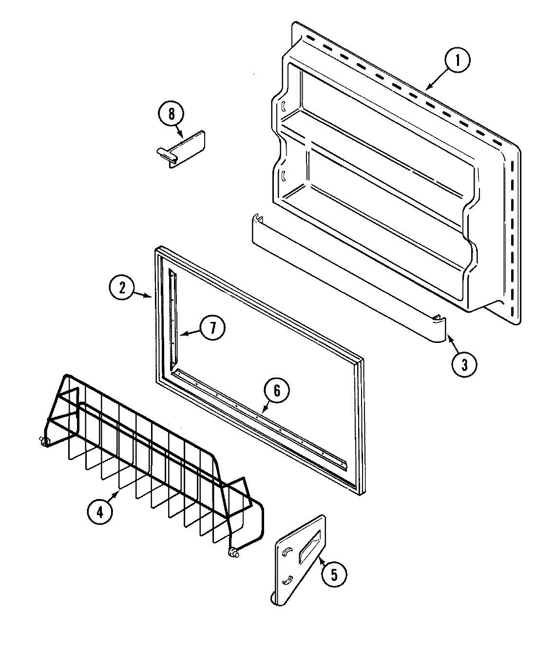 04 - FREEZER INNER DOOR