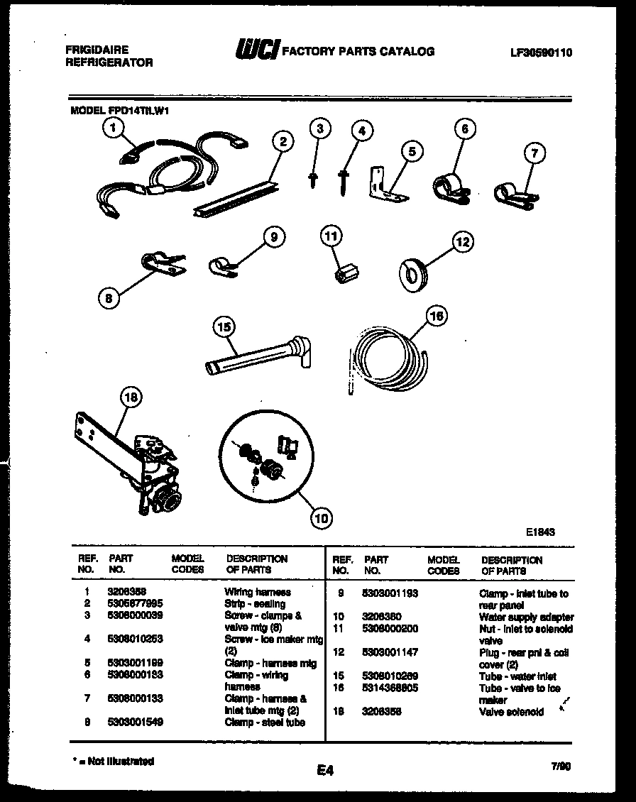 07 - ICE MAKER INSTALLATION PARTS