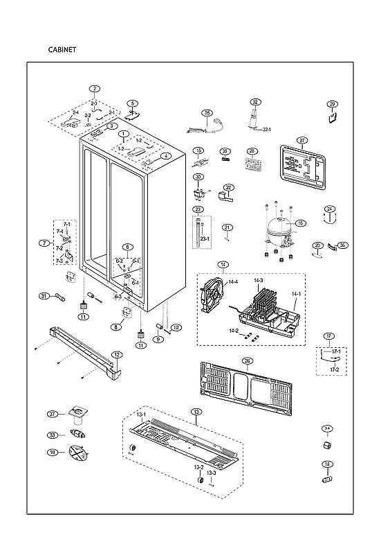 CABINET PARTS