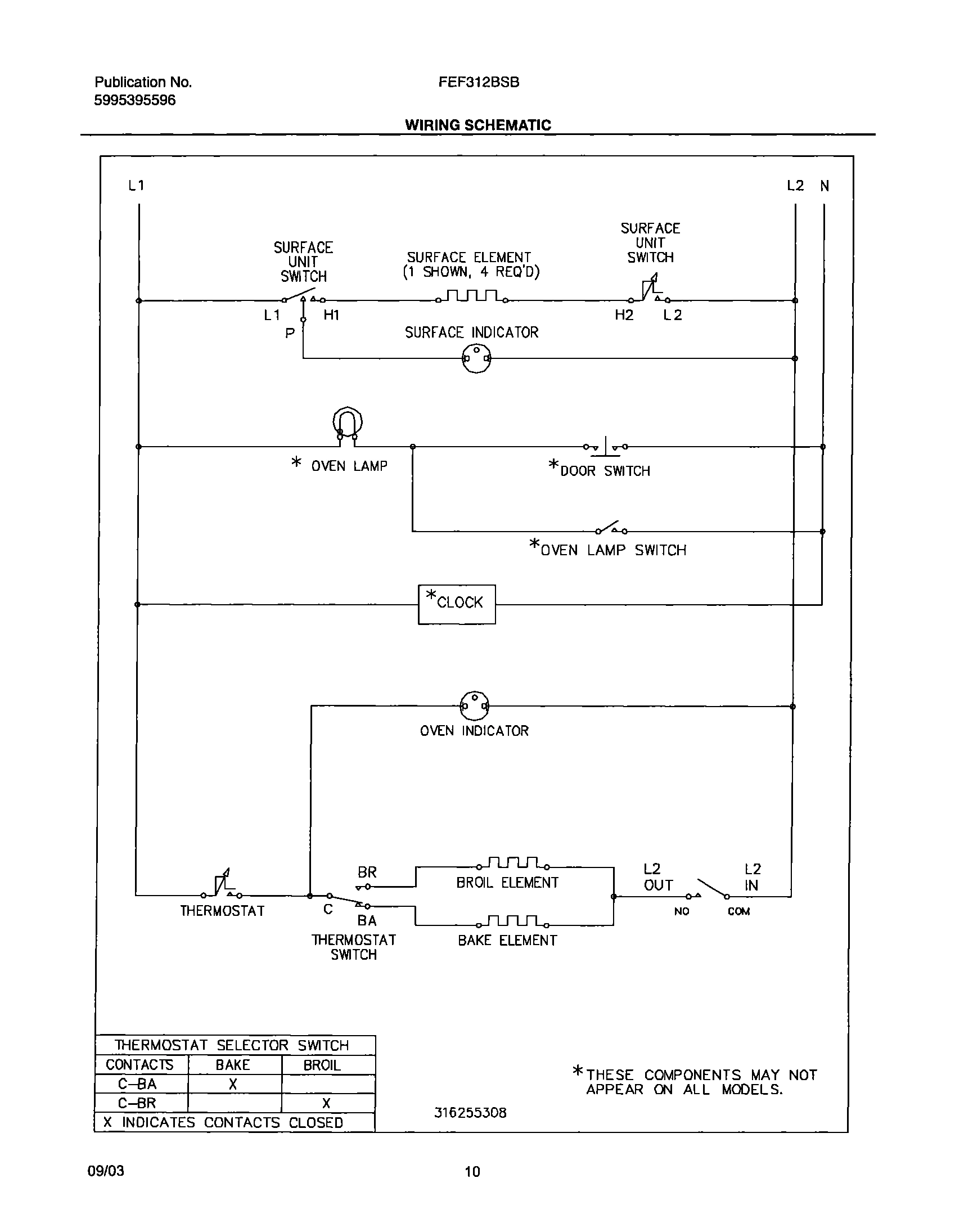 10 - WIRING SCHEMATIC