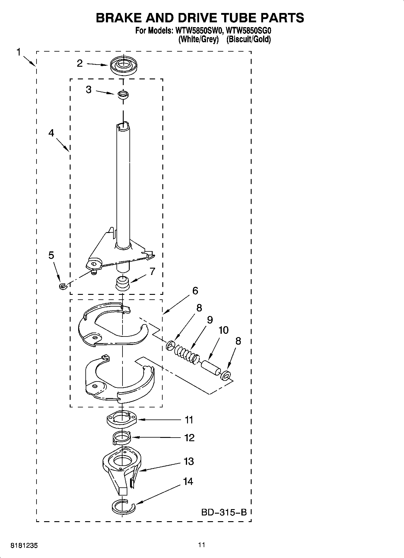 07 - BRAKE AND DRIVE TUBE PARTS