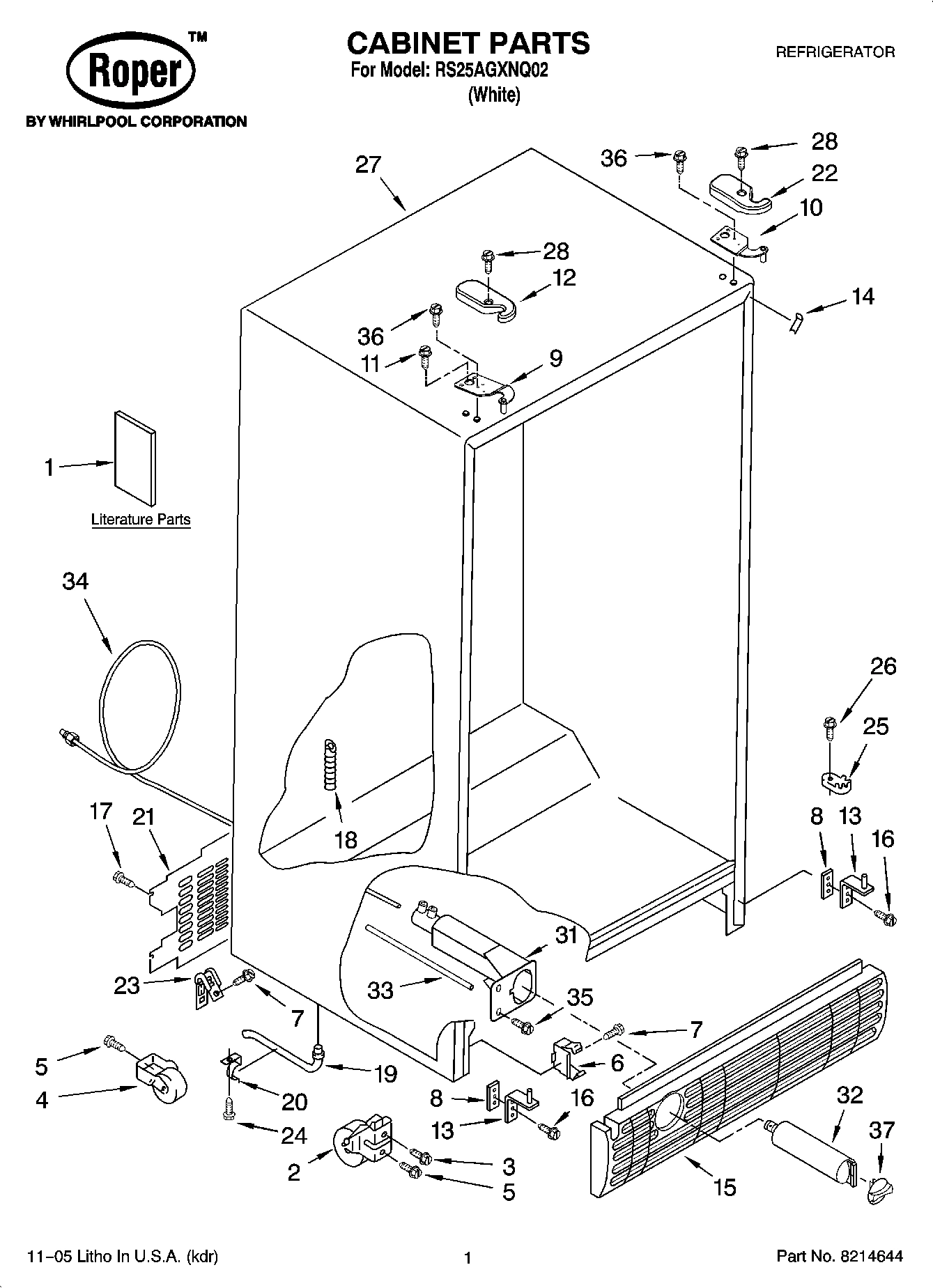 01 - CABINET PARTS