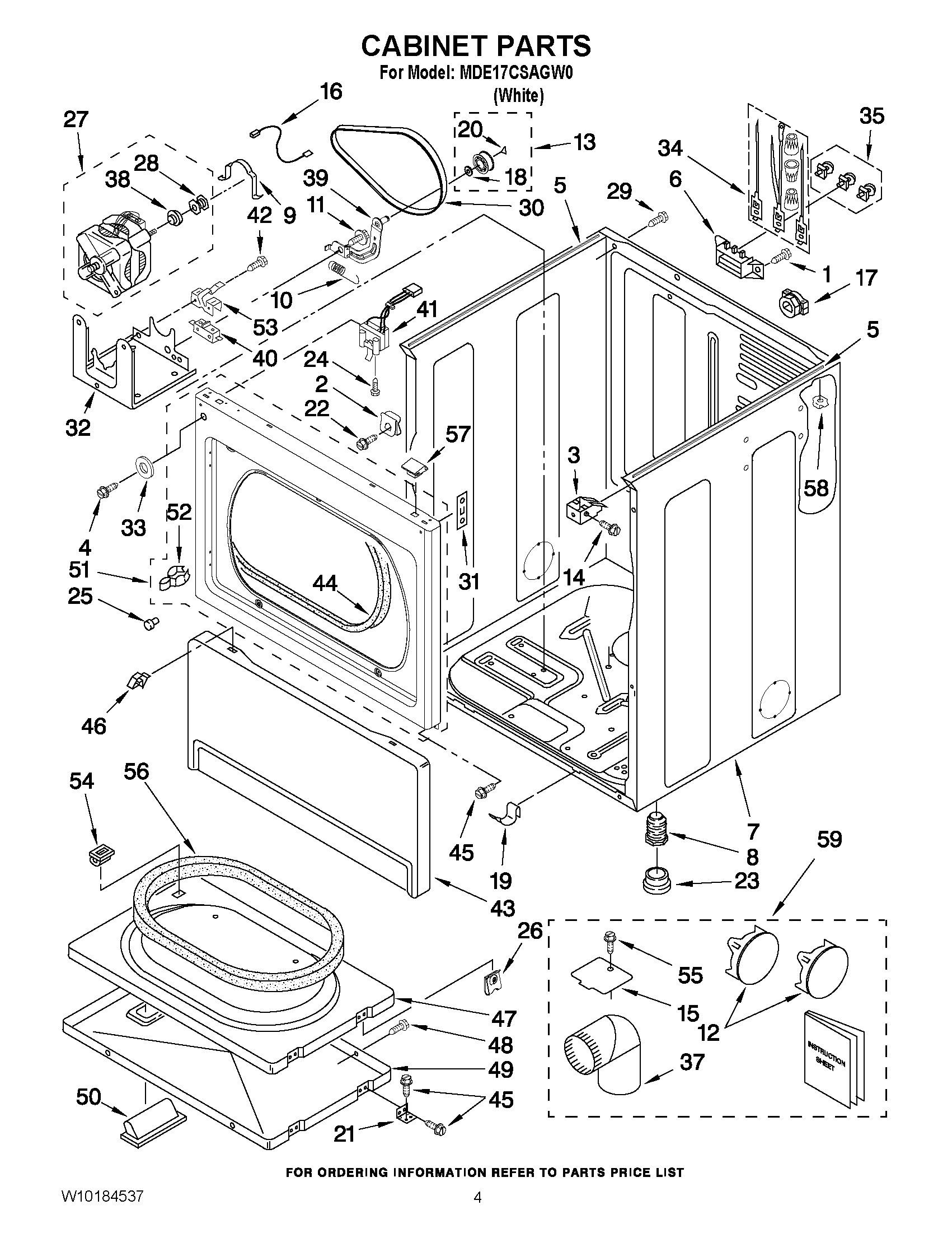 02 - CABINET PARTS