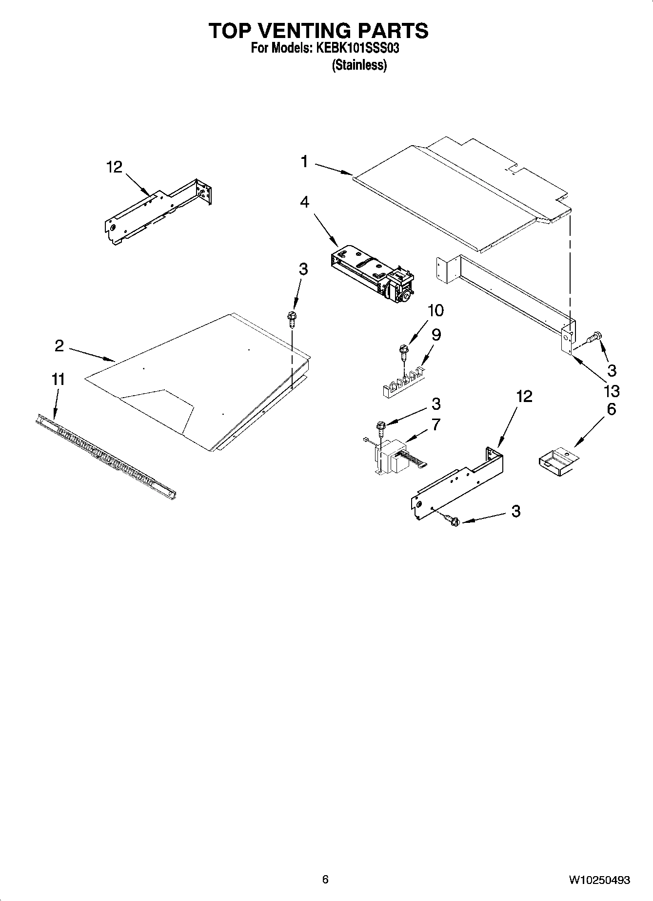 05 - TOP VENTING PARTS, OPTIONAL PARTS