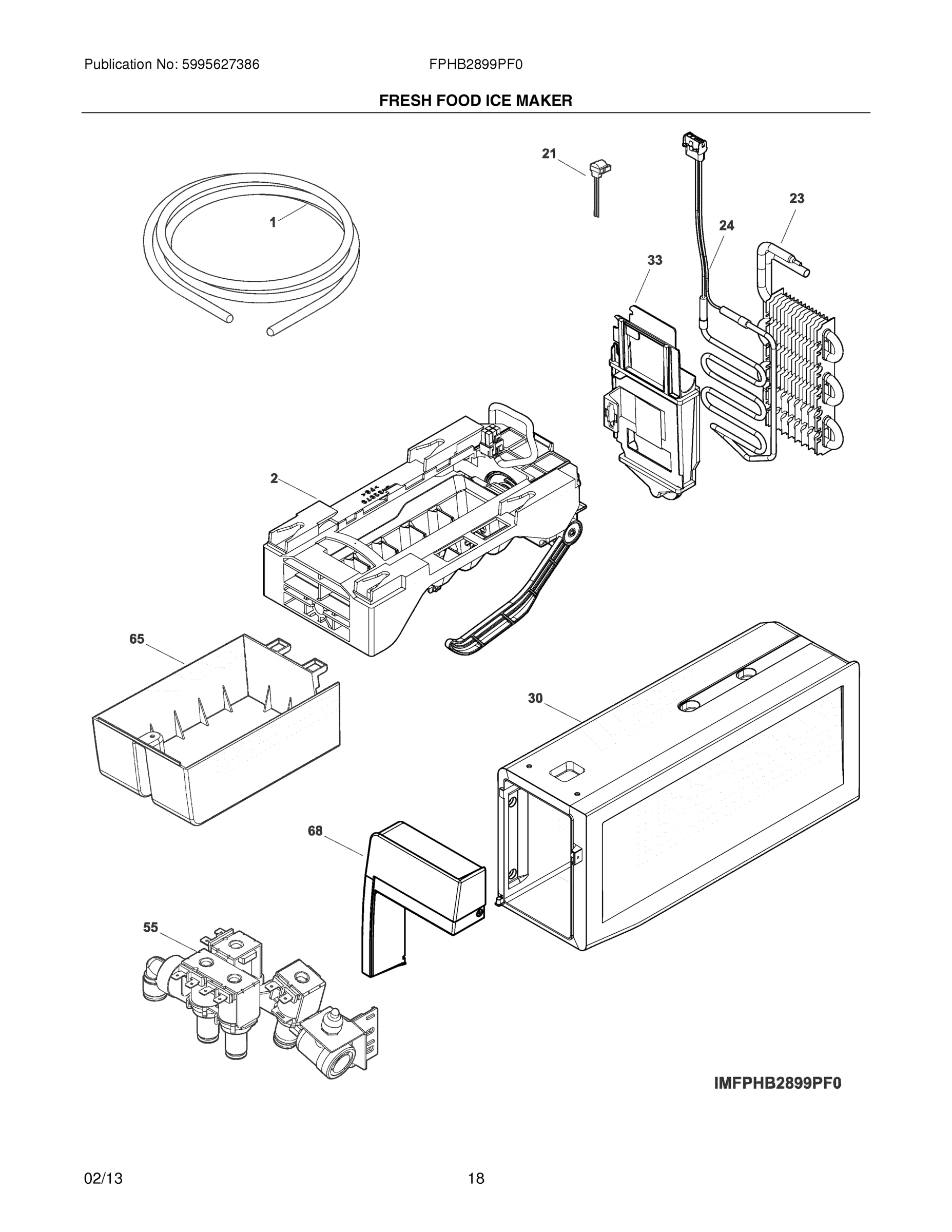 17 - FRESH FOOD ICE MAKER