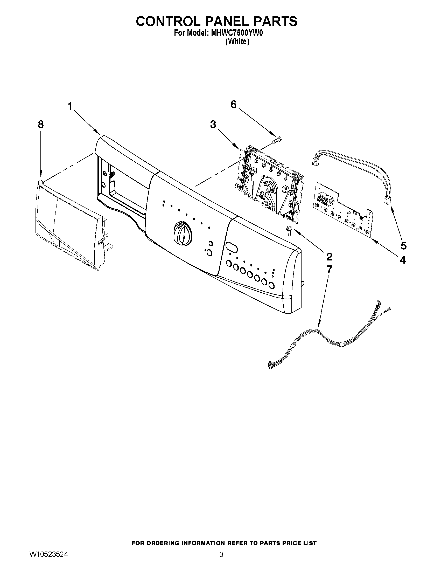 02 - CONTROL PANEL PARTS