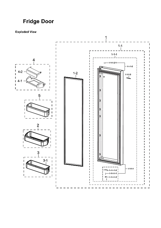 REFRIGERATOR DOOR PARTS