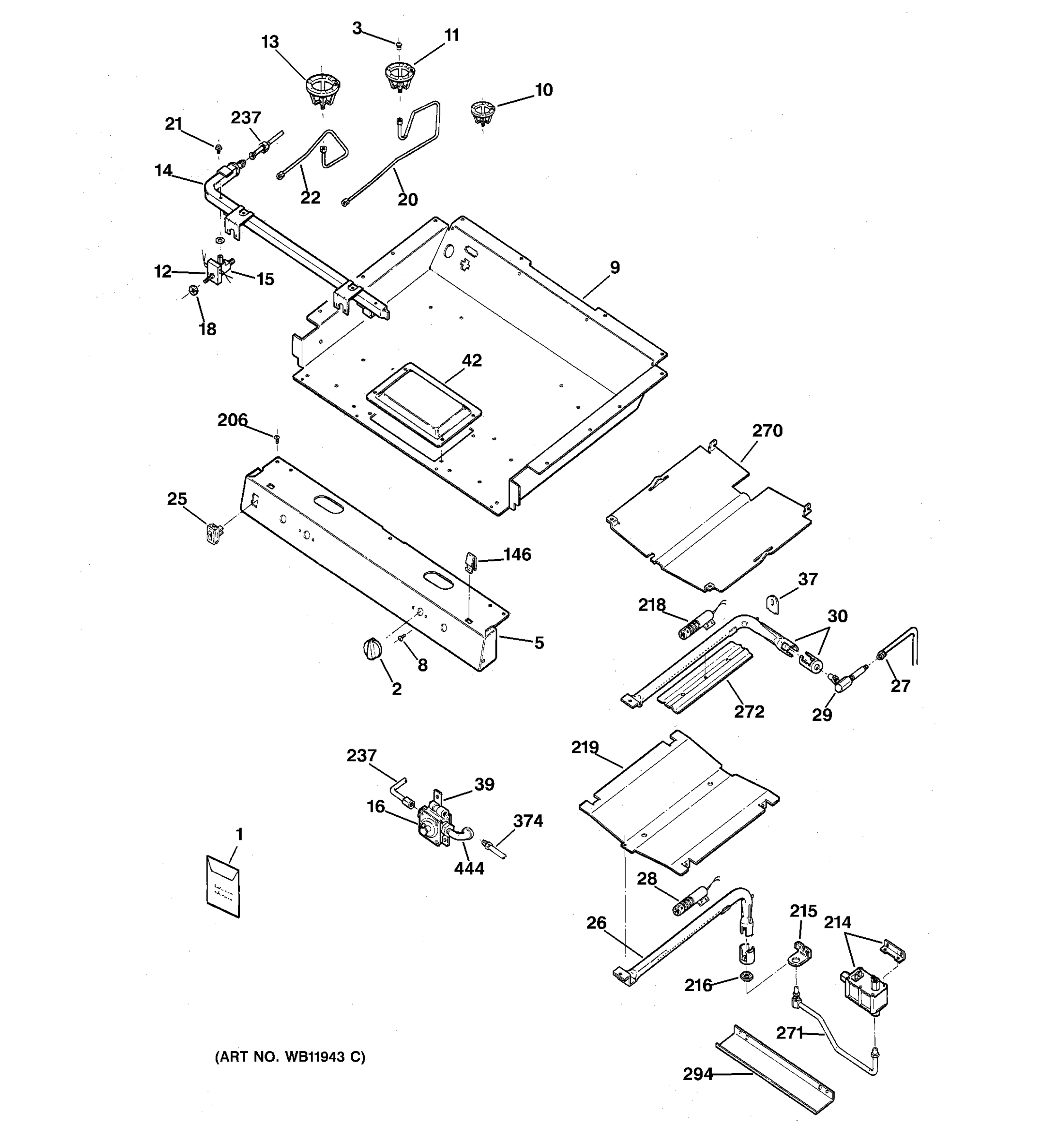 GAS & BURNER PARTS