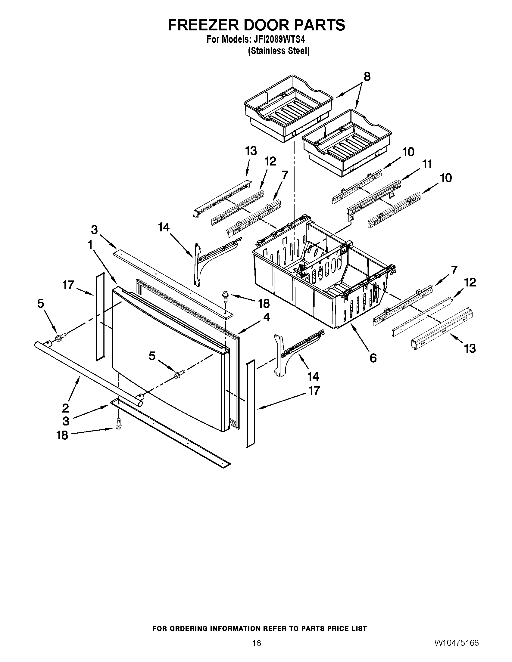 09 - FREEZER DOOR PARTS