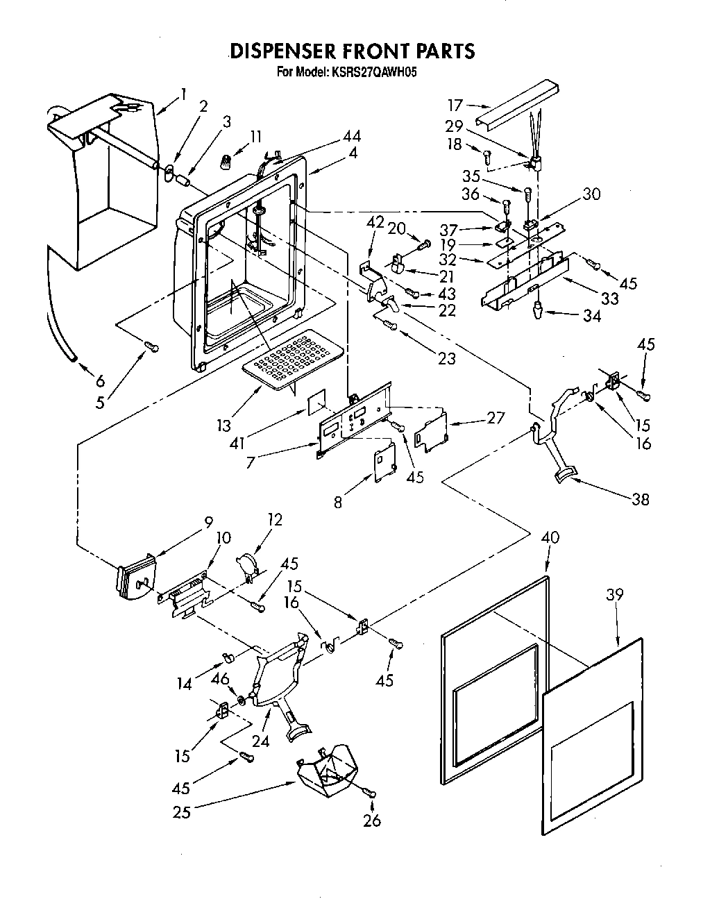 09 - DISPENSER FRONT