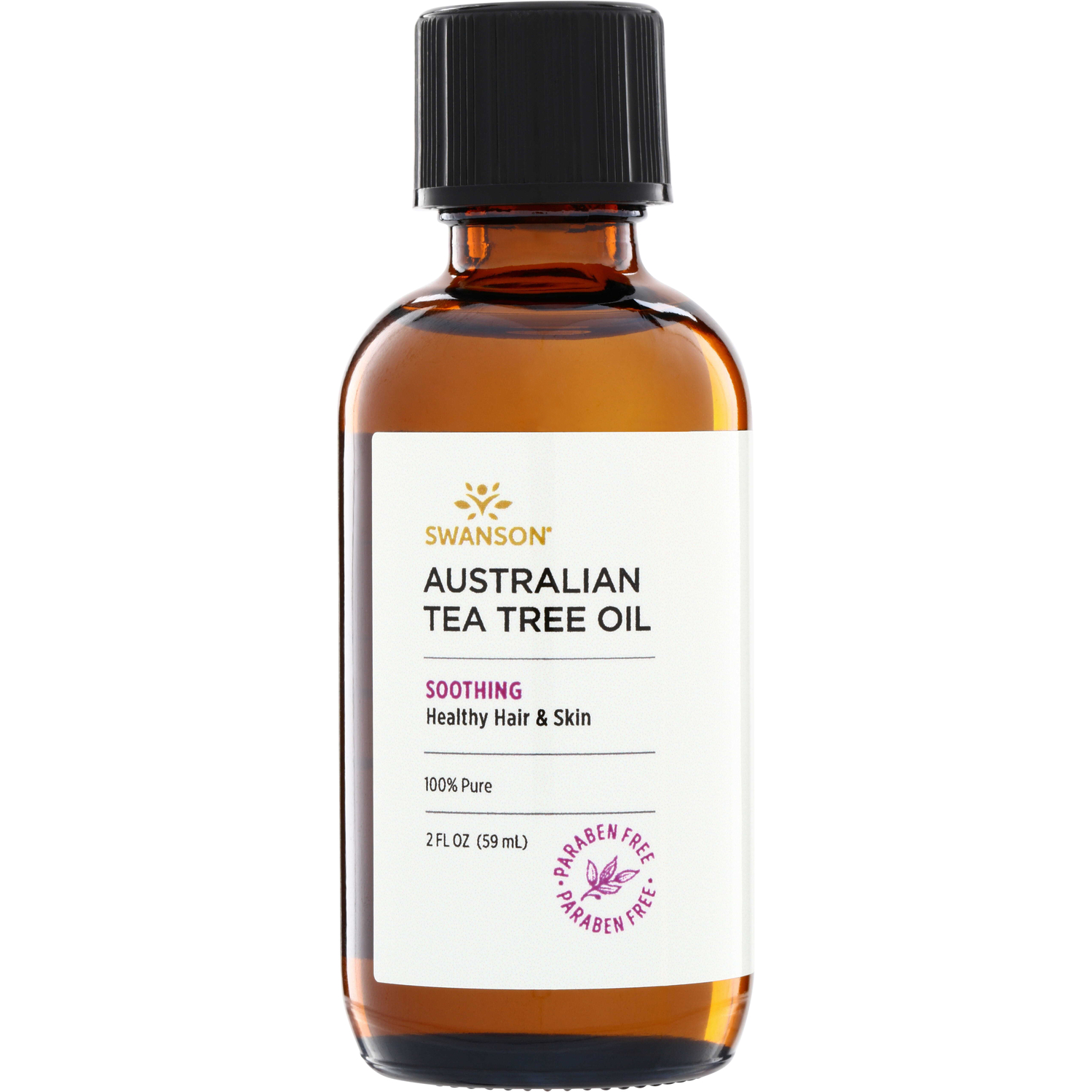 Swanson Vitamins Australian Tea Tree Oil Vitamin | 2 fl oz Liquid | Essential Oils