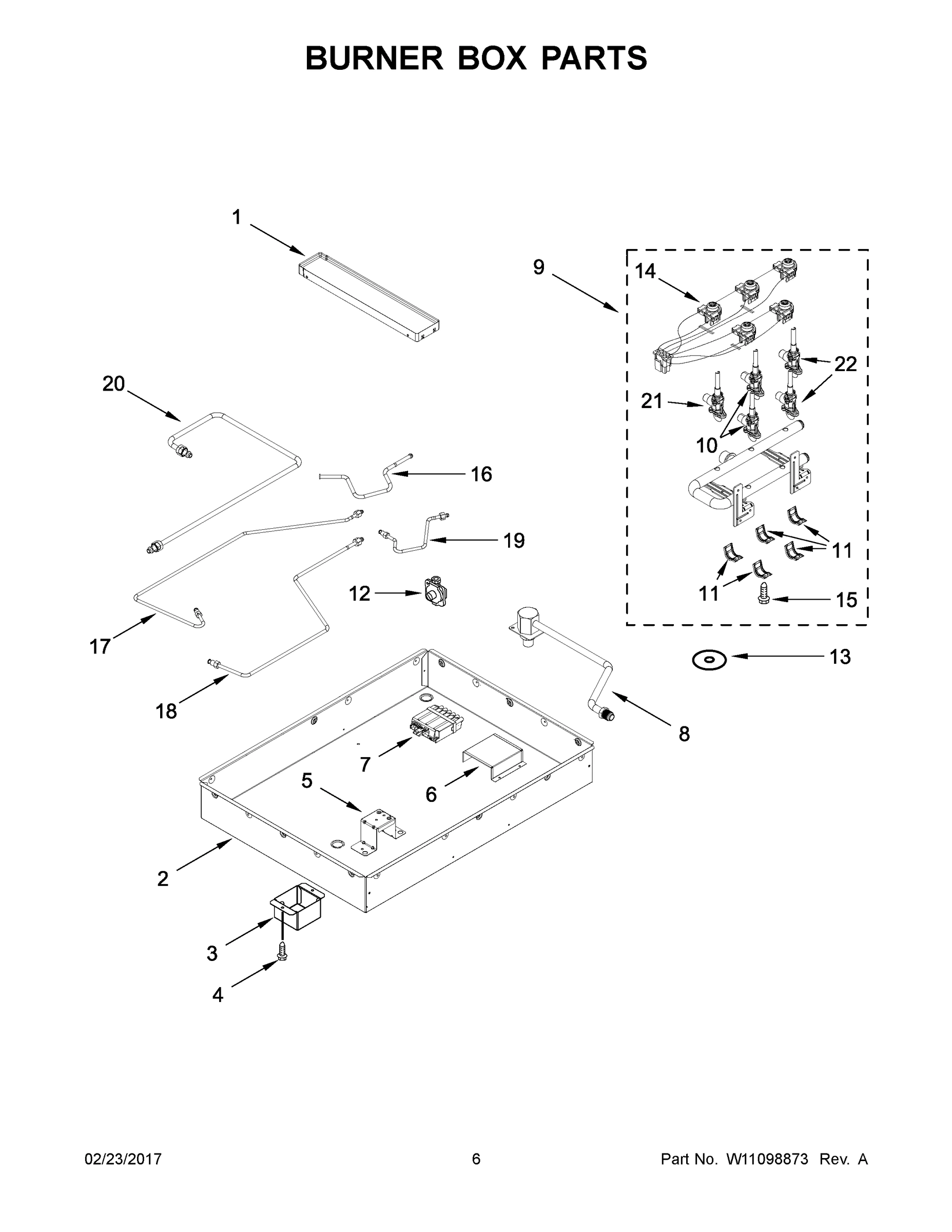 04 - BURNER BOX PARTS