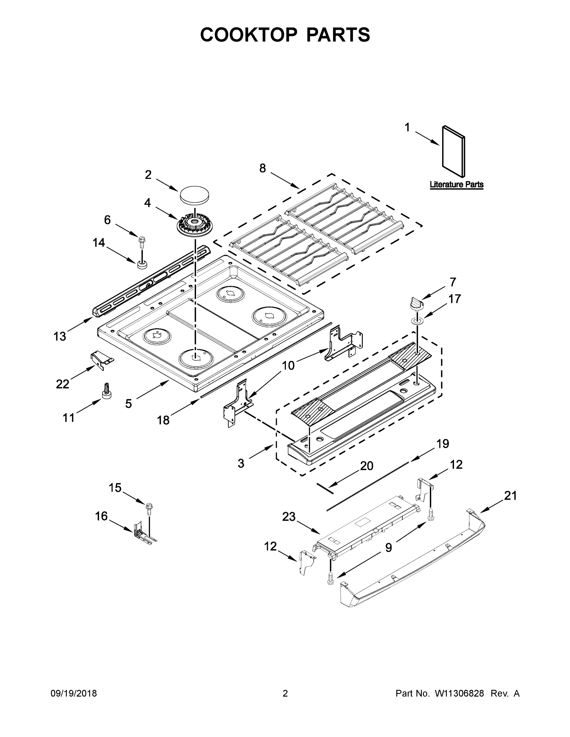 02 - COOKTOP PARTS