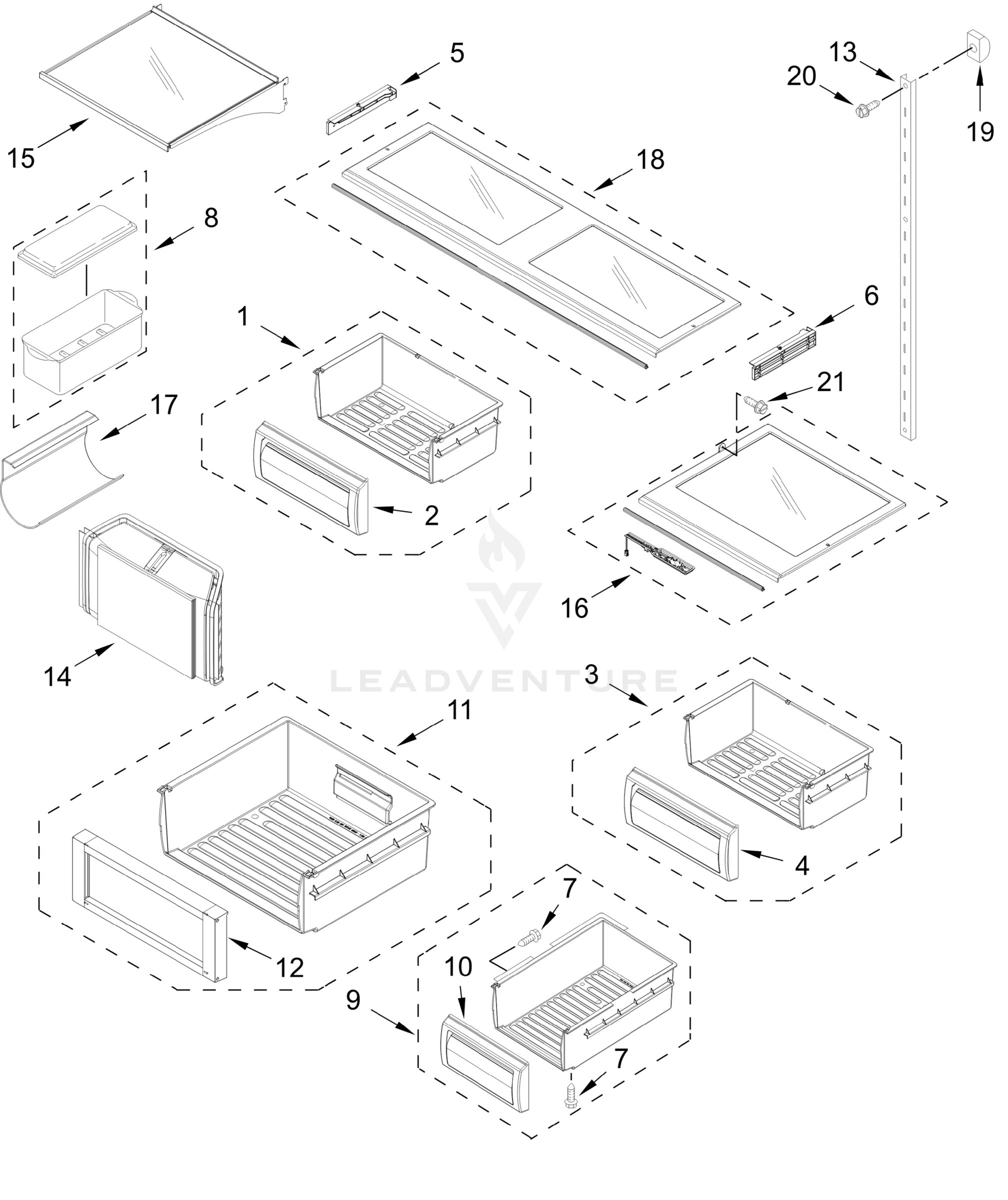 SHELF PARTS