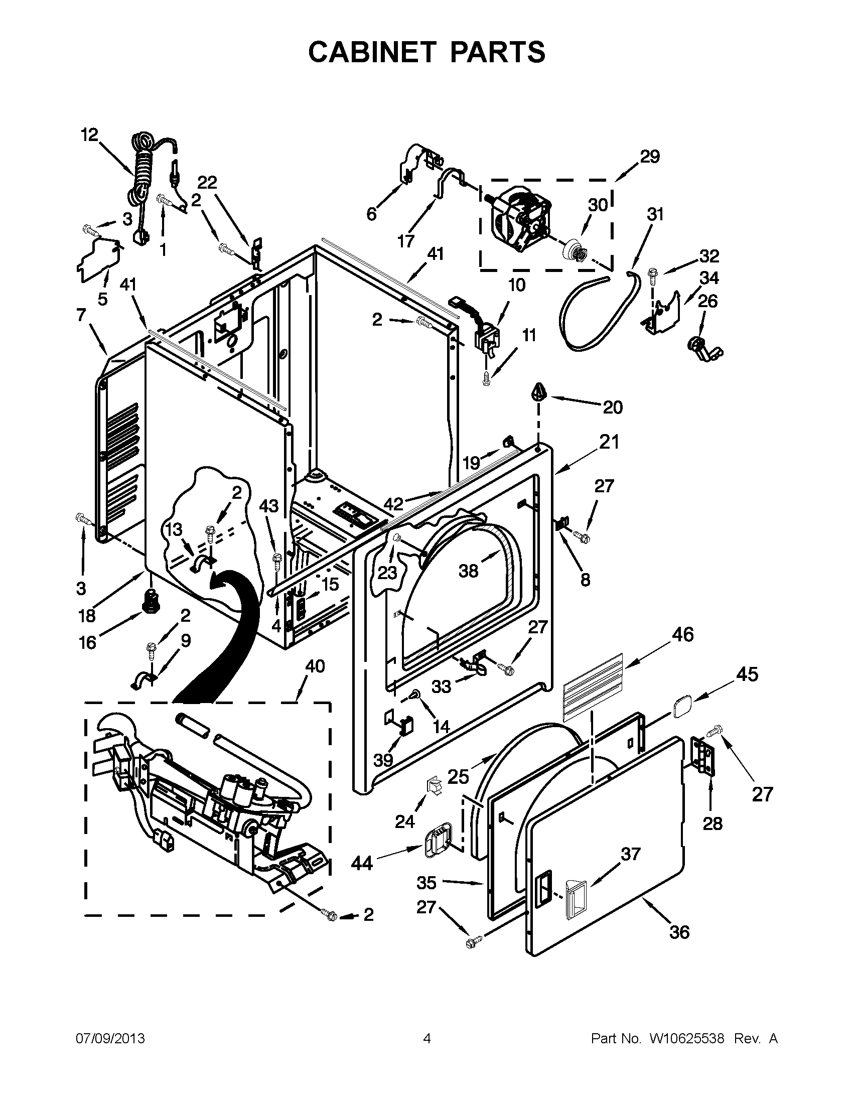 02 - CABINET PARTS