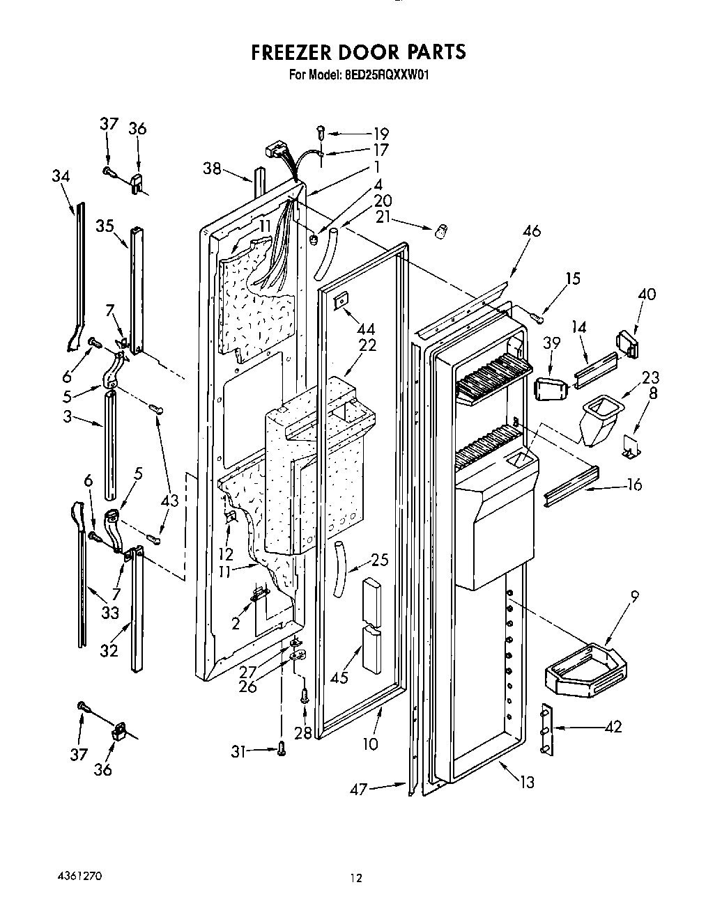 08 - FREEZER DOOR