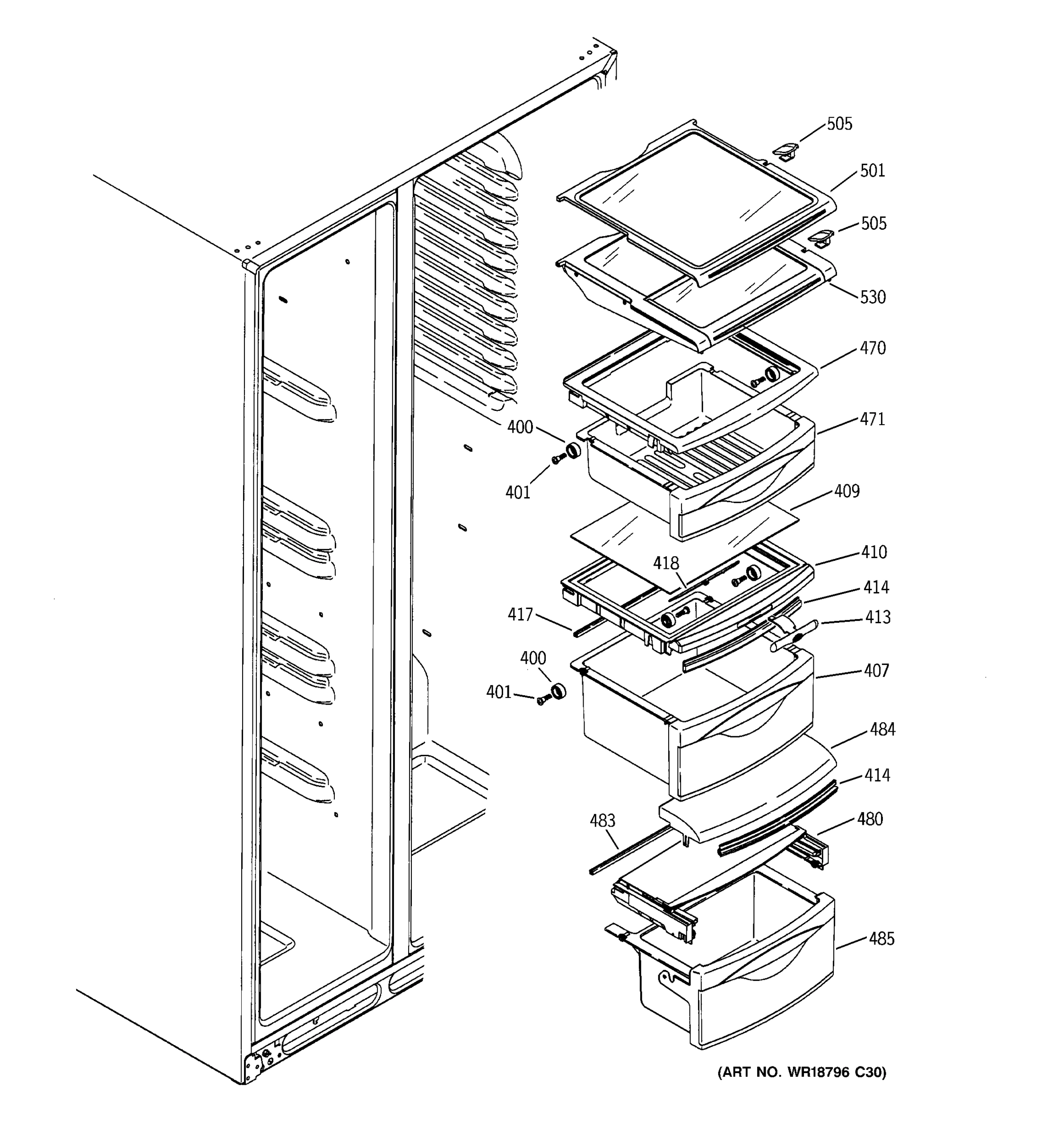 FRESH FOOD SHELVES