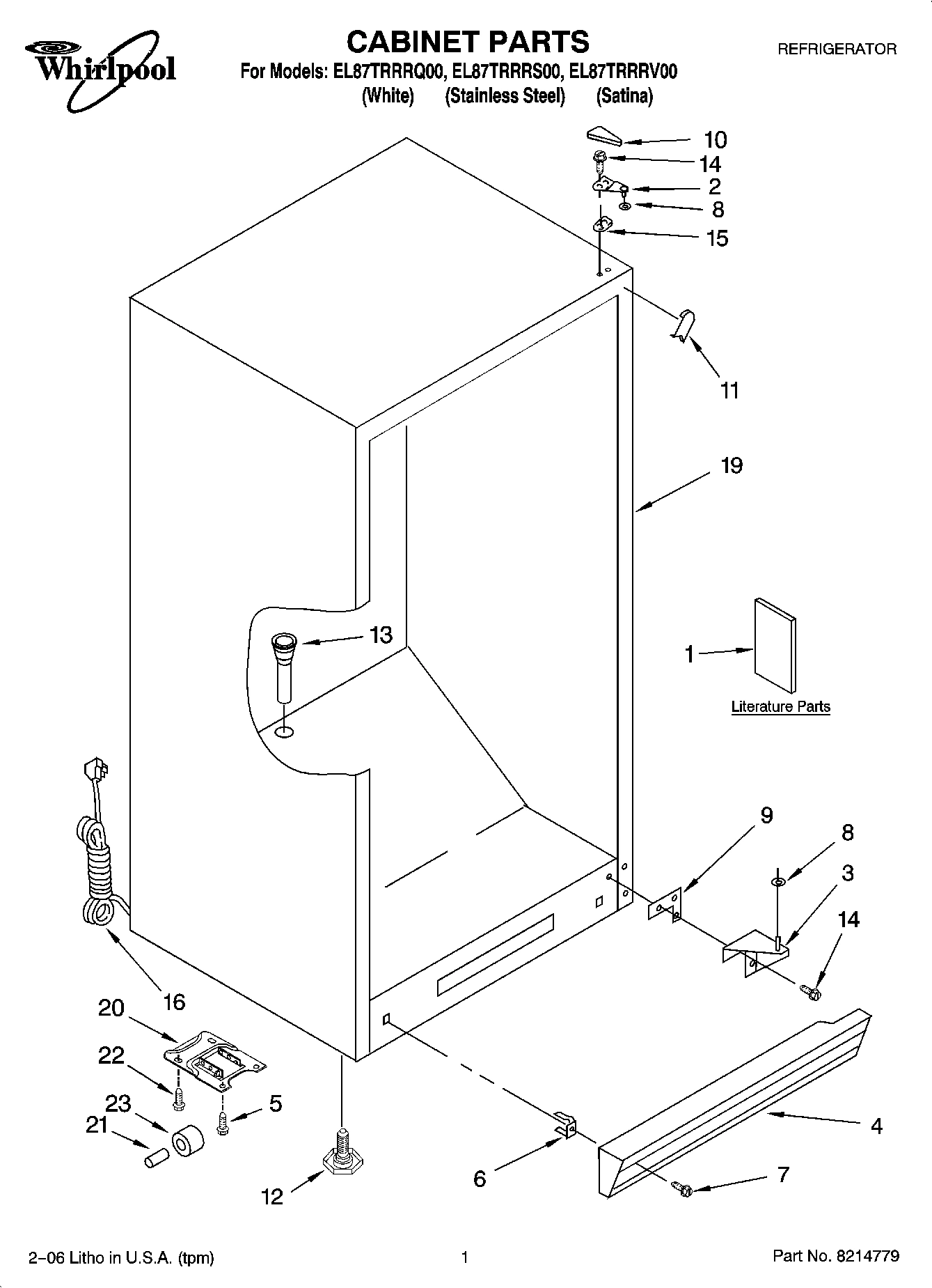 01 - CABINET PARTS