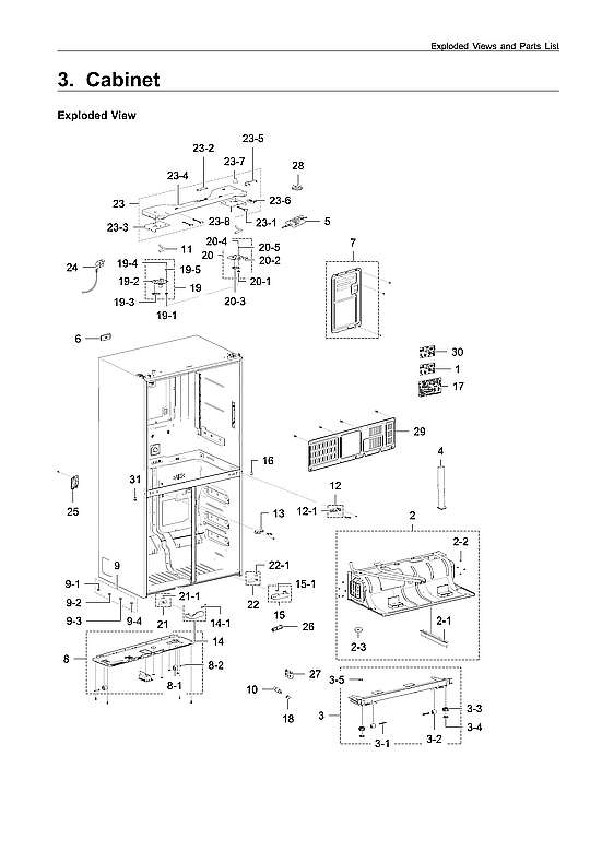 CABINET ASSY