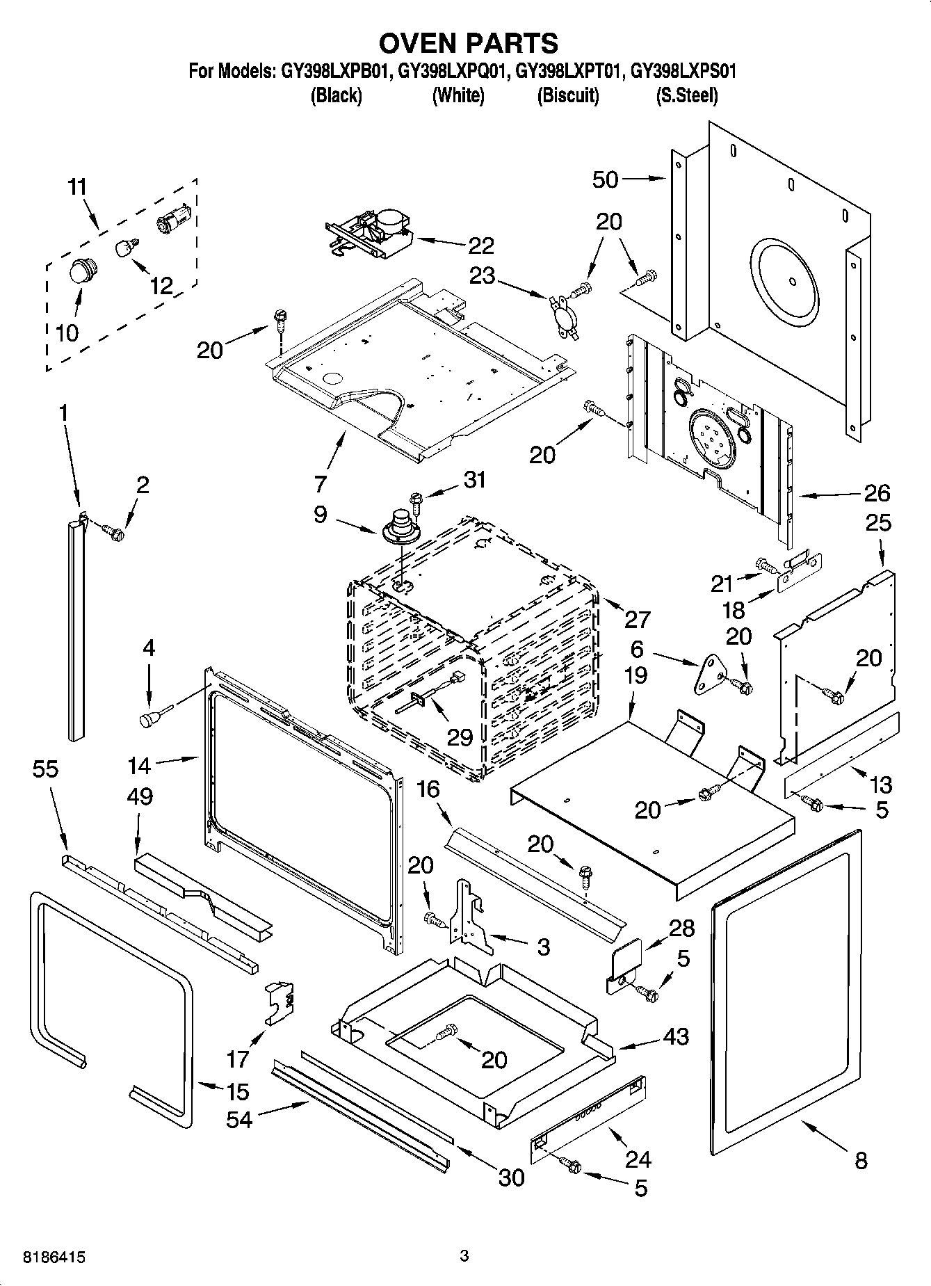 03 - OVEN PARTS