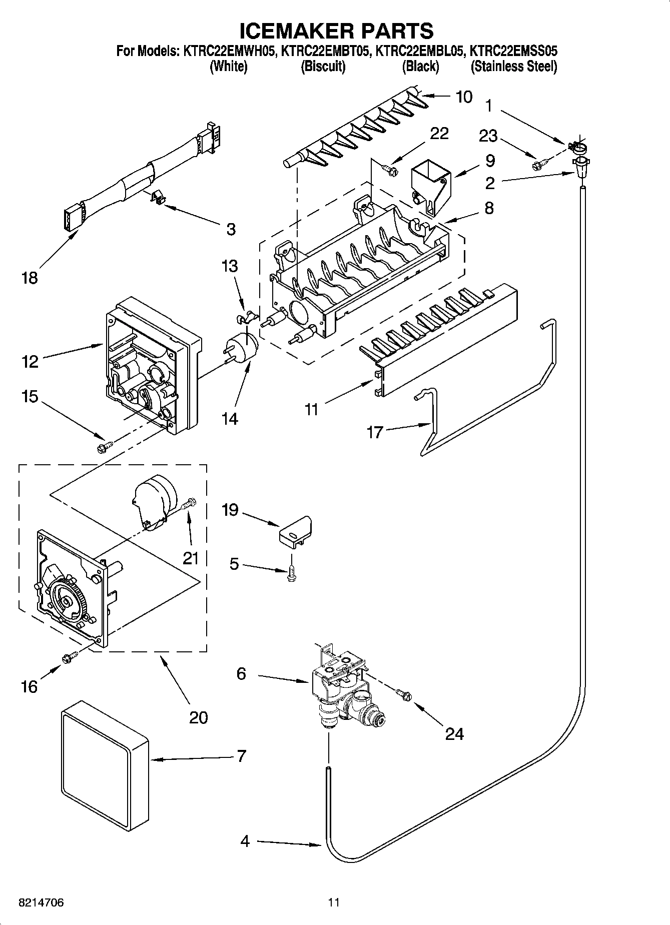 06 - ICEMAKER PARTS