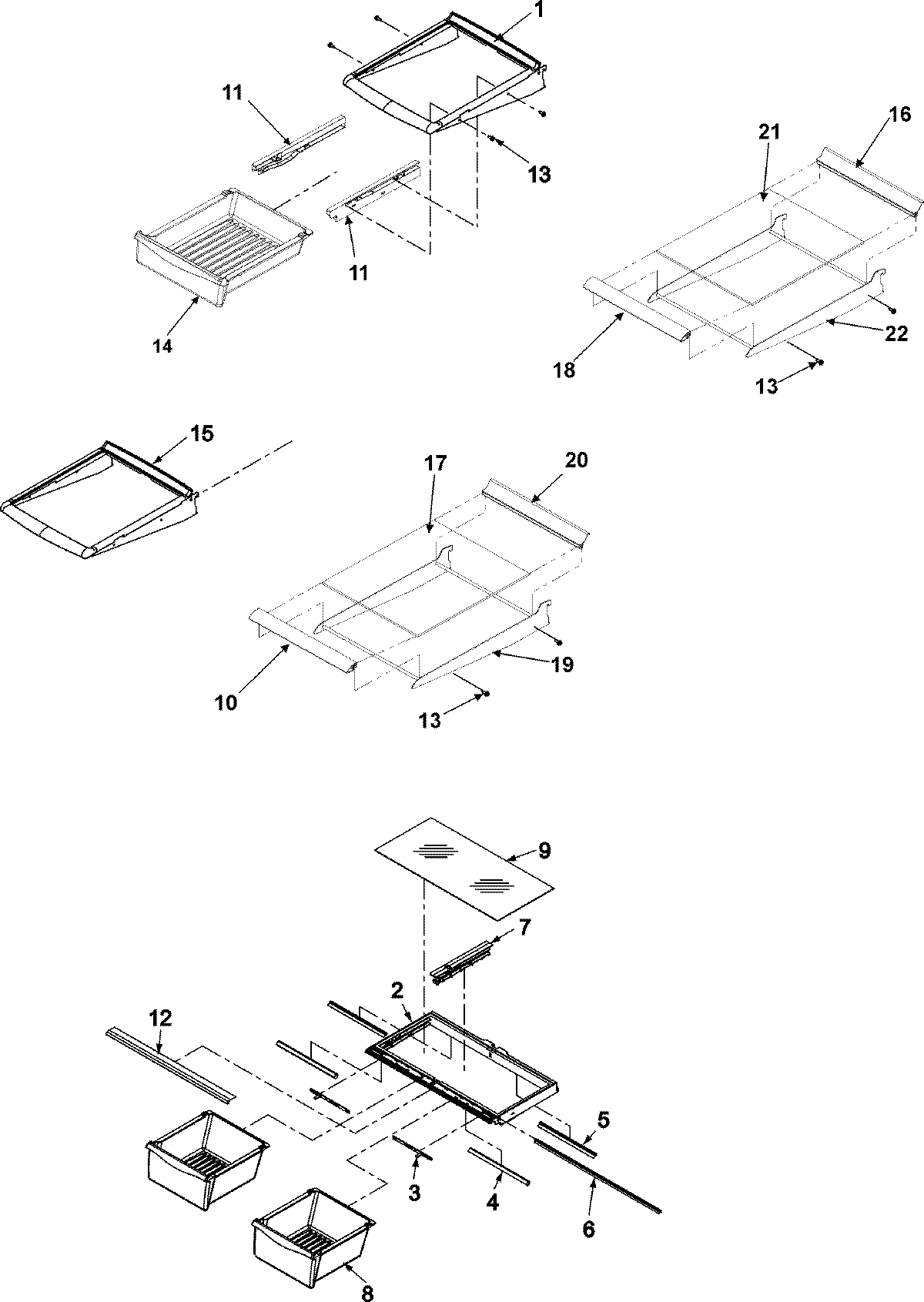 09 - REFRIGERATOR SHELVING