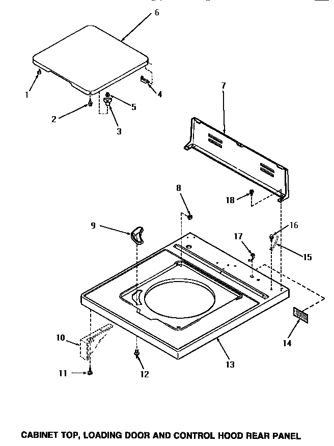 05 - CAB TOP/LOADING DR & CTRL HOOD REAR PAN