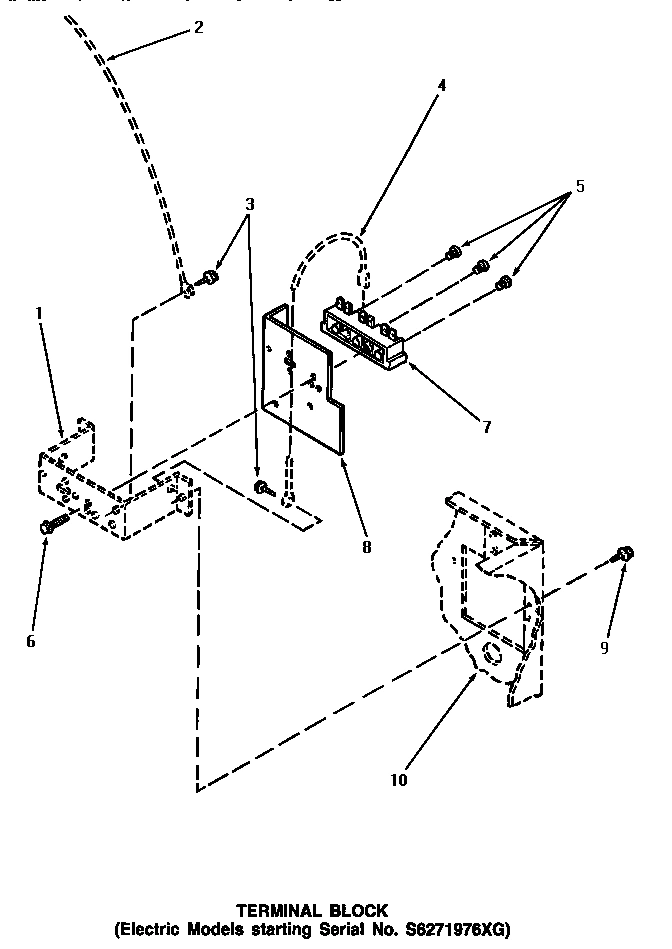 11 - TERMINAL BLOCK (STARTING SN S6271976XG)