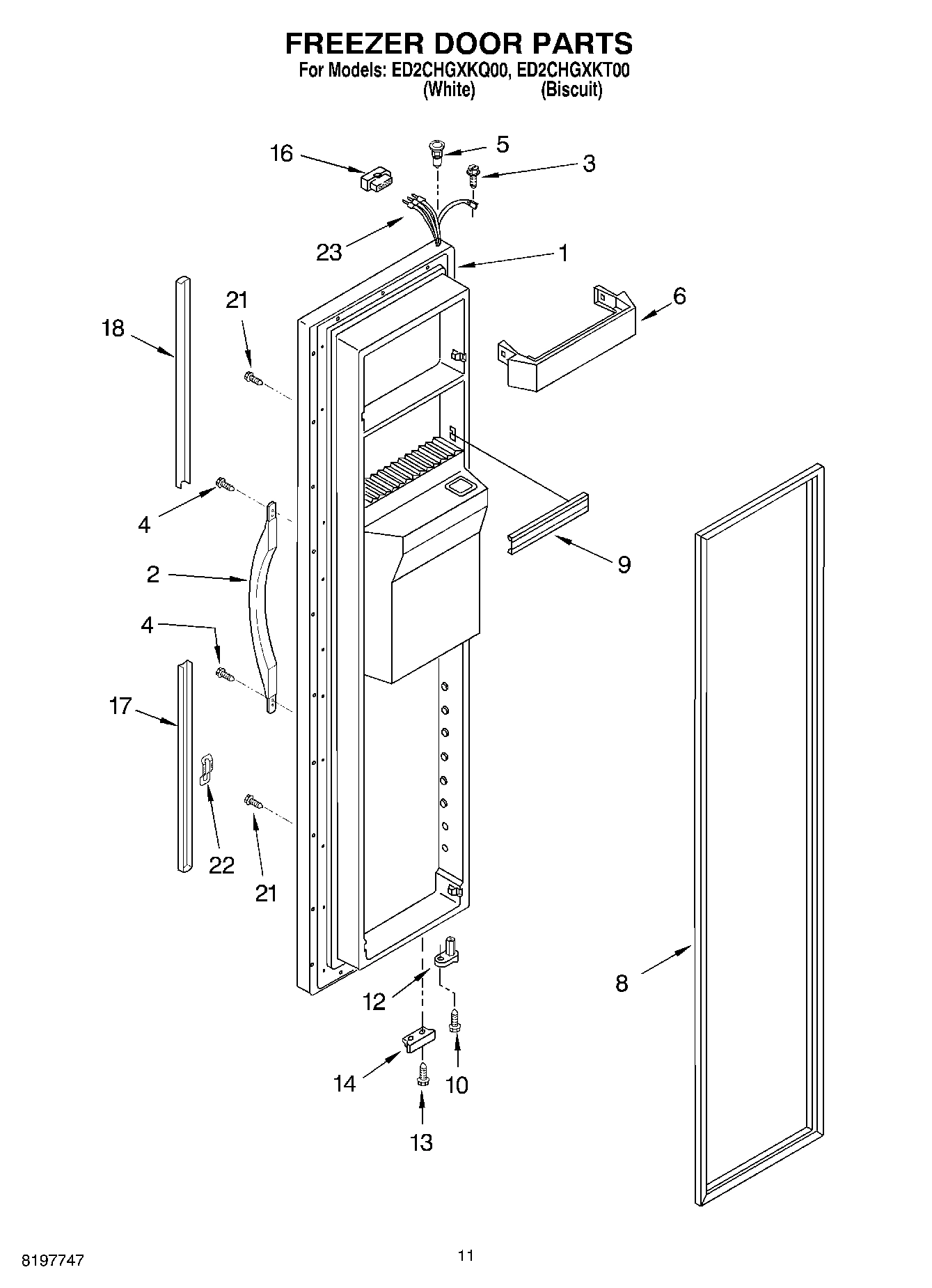 08 - FREEZER DOOR