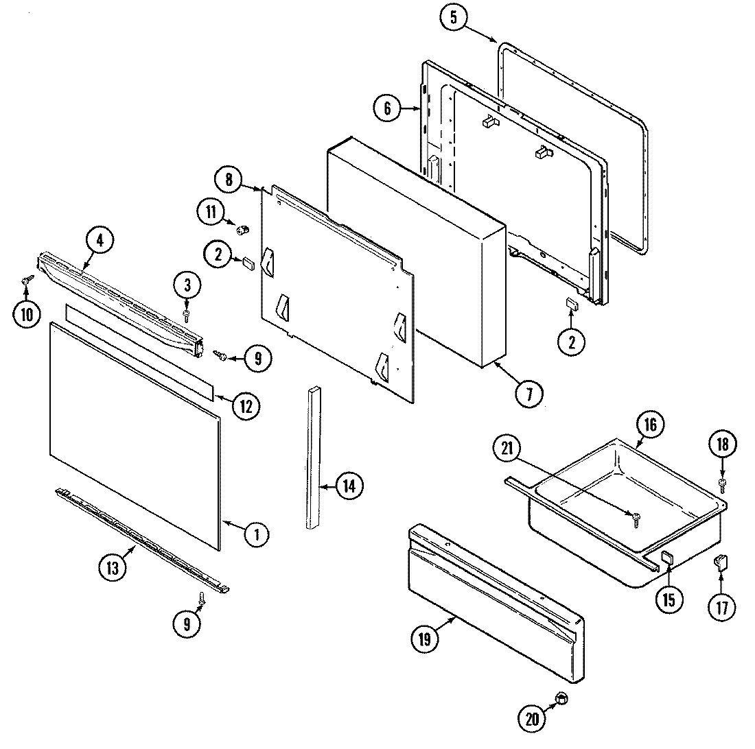 04 - DOOR/DRAWER (SRA/SRW SERIAL 49)