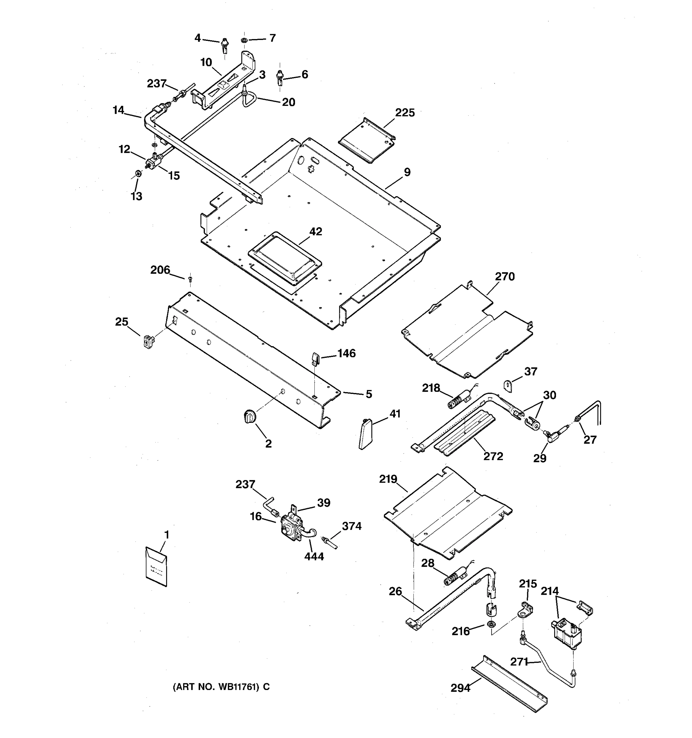 GAS BURNER PARTS