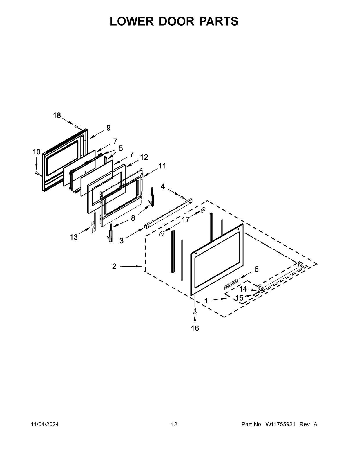 07 - LOWER DOOR PARTS