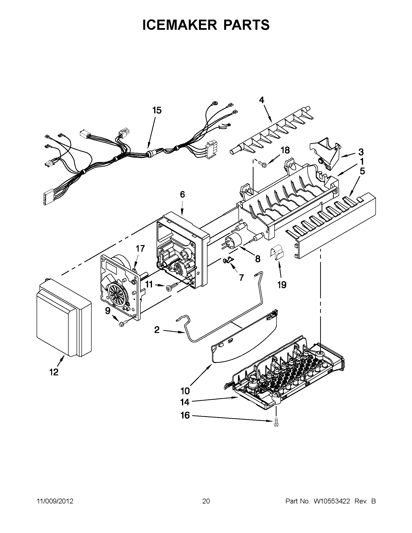 10 - ICEMAKER PARTS