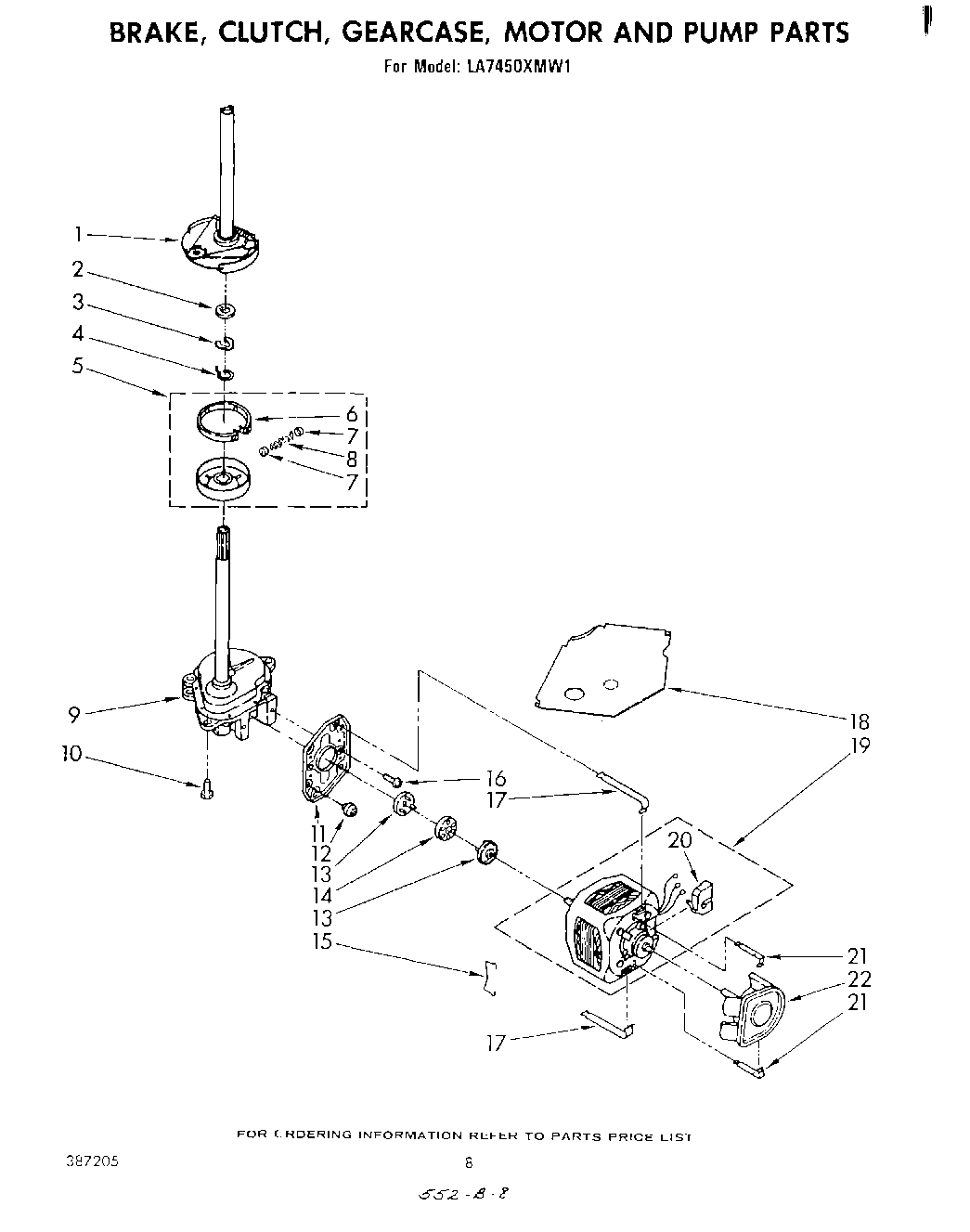 06 - BRAKE, CLUTCH, GEARCASE, MOTOR AND PUMP
