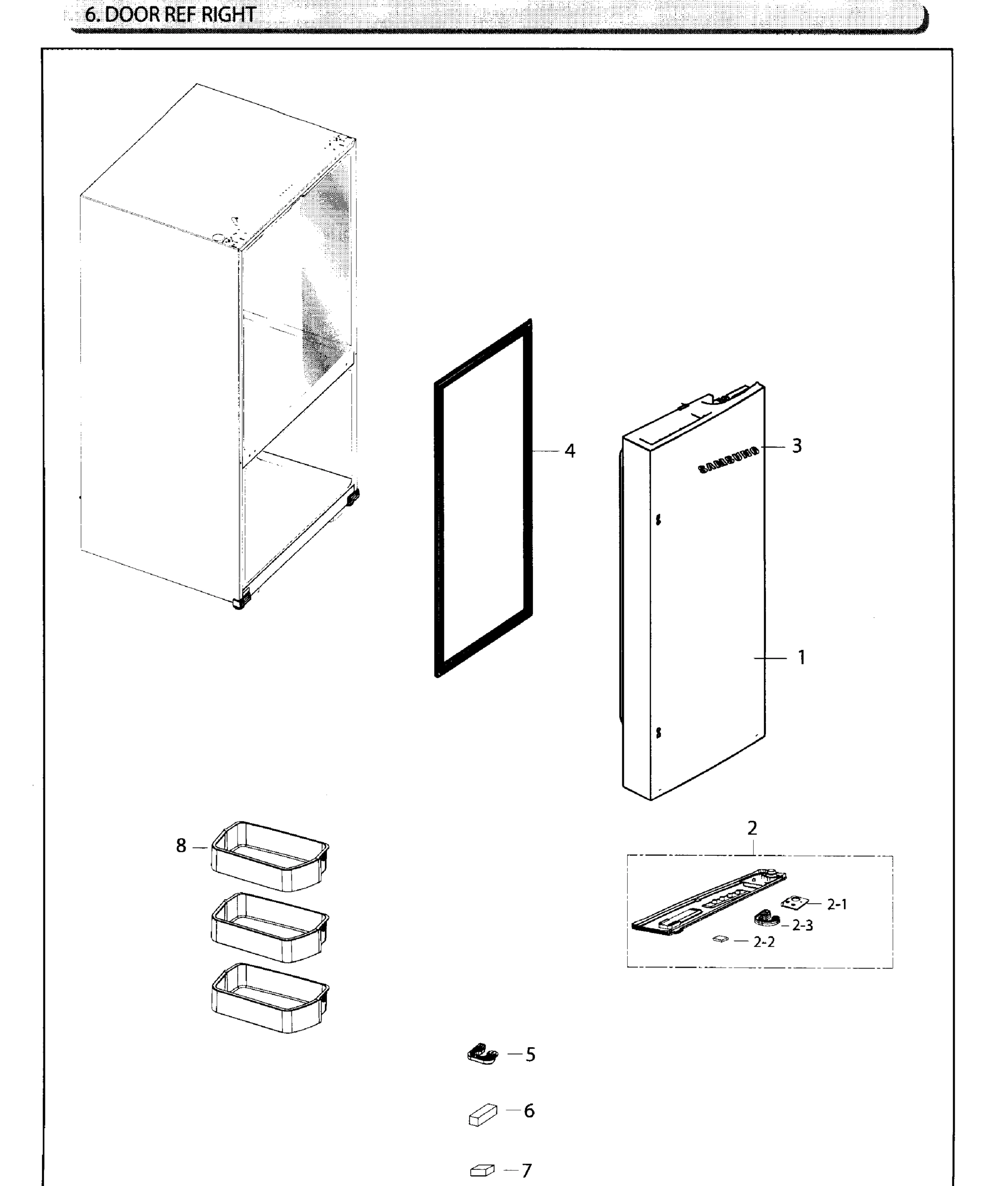 FRIDGE DOOR R