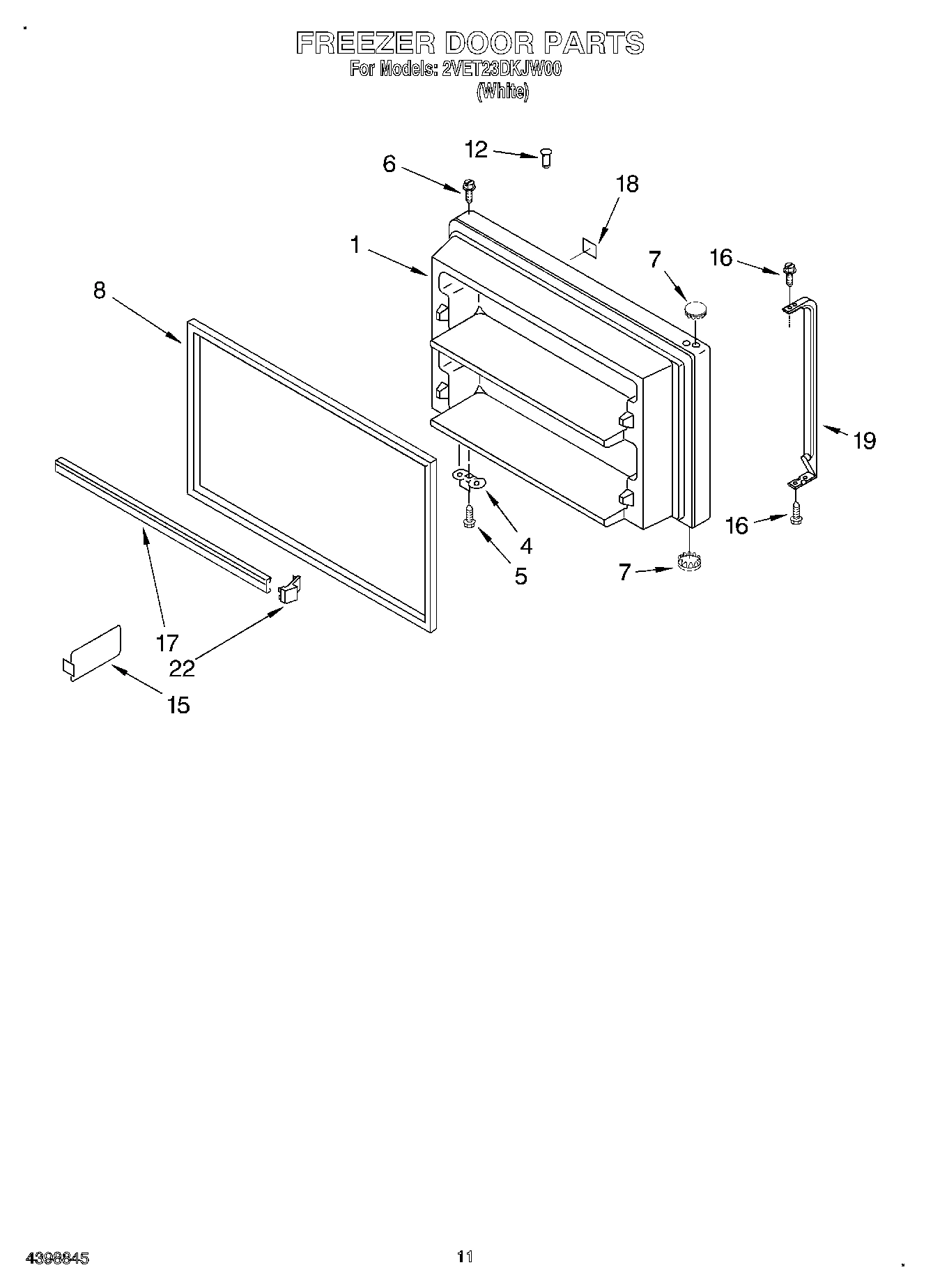 06 - FREEZER DOOR, LIT/OPTIONAL