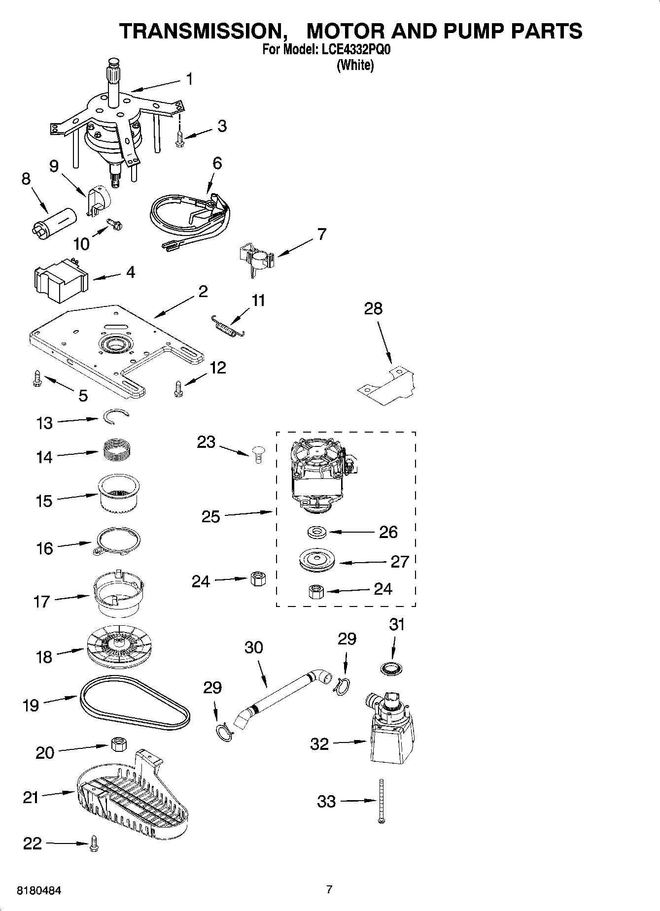 04 - TRANSMISSION, MOTOR AND PUMP PARTS