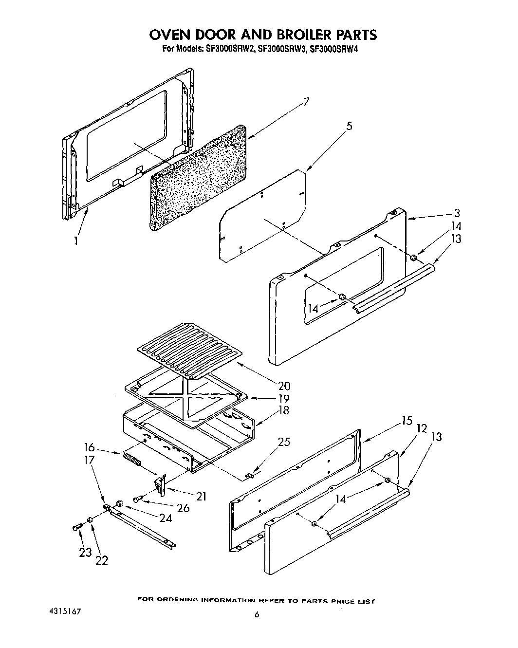 05 - OVEN DOOR AND BROILER